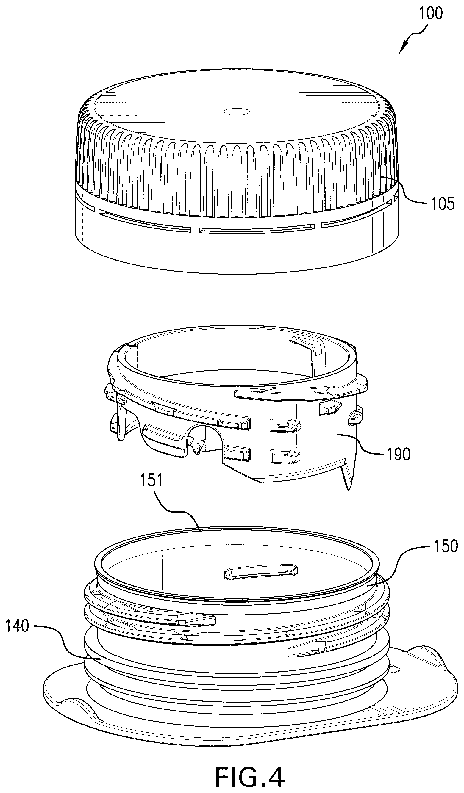 Patent US12492052 Figure 4 – Tethered cap and spout