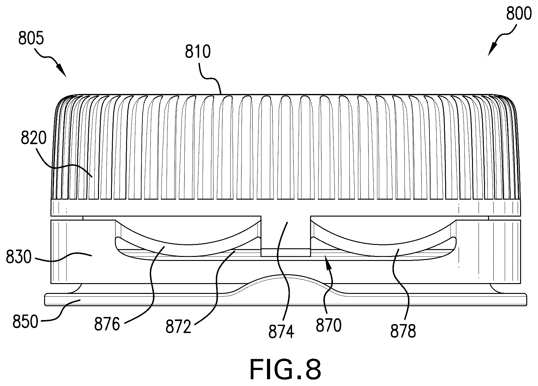 Patent US12492052 Figure 9 – Tethered cap and spout