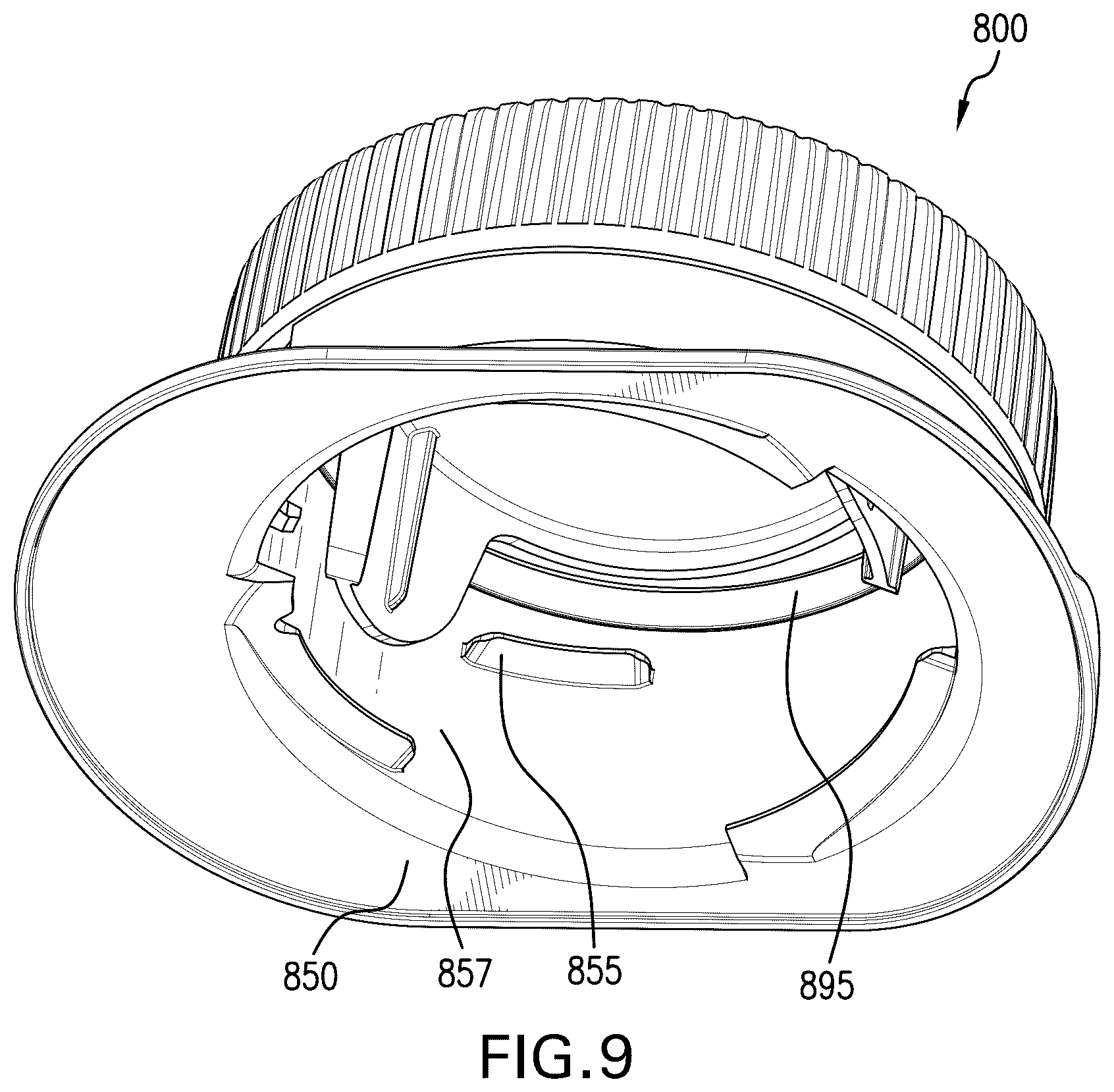 Patent US12492052 Figure 10 – Tethered cap and spout