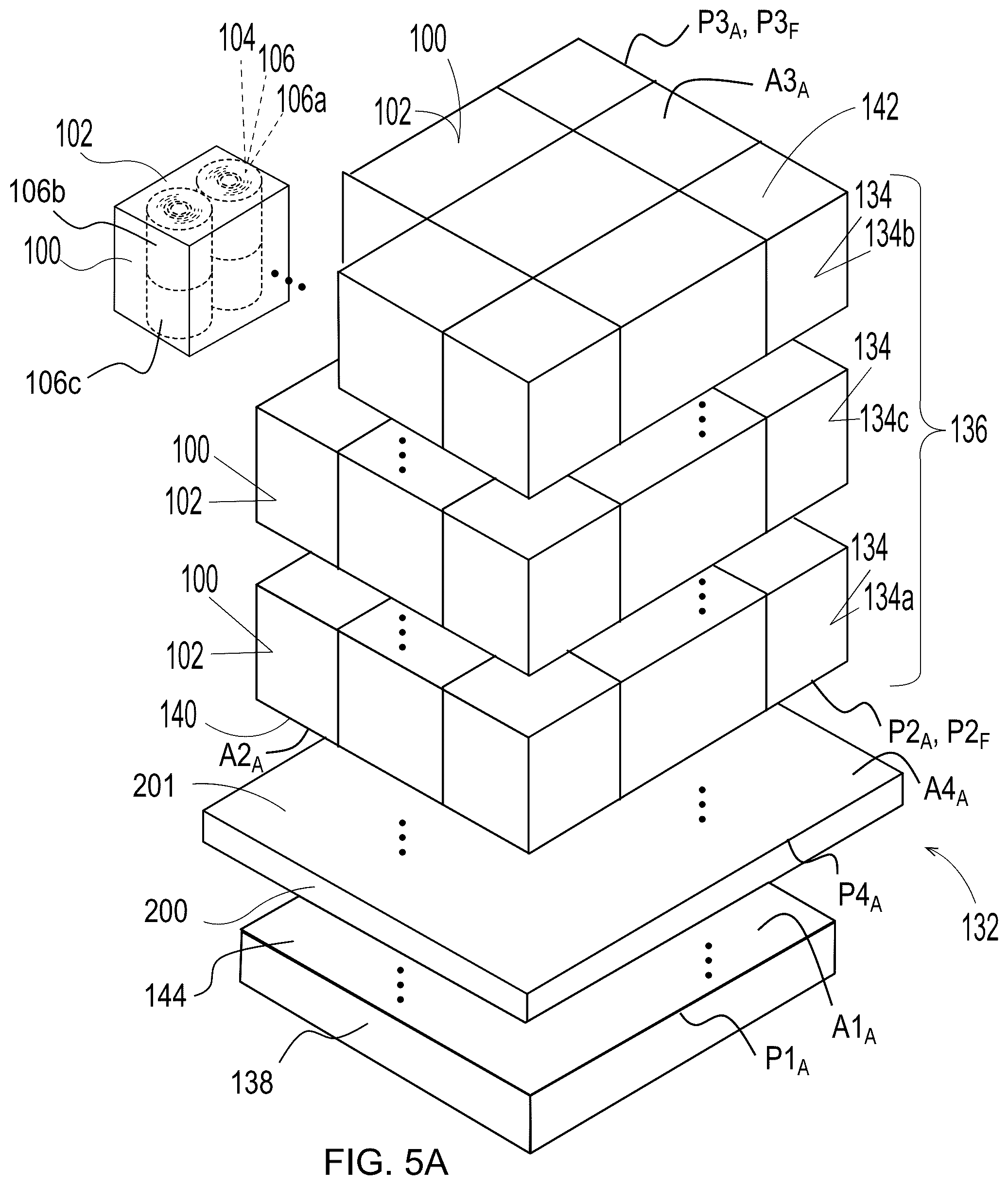 Patent US12492053 Figure 8 – Shipping unit load with increased stability and/or shipping efficiency