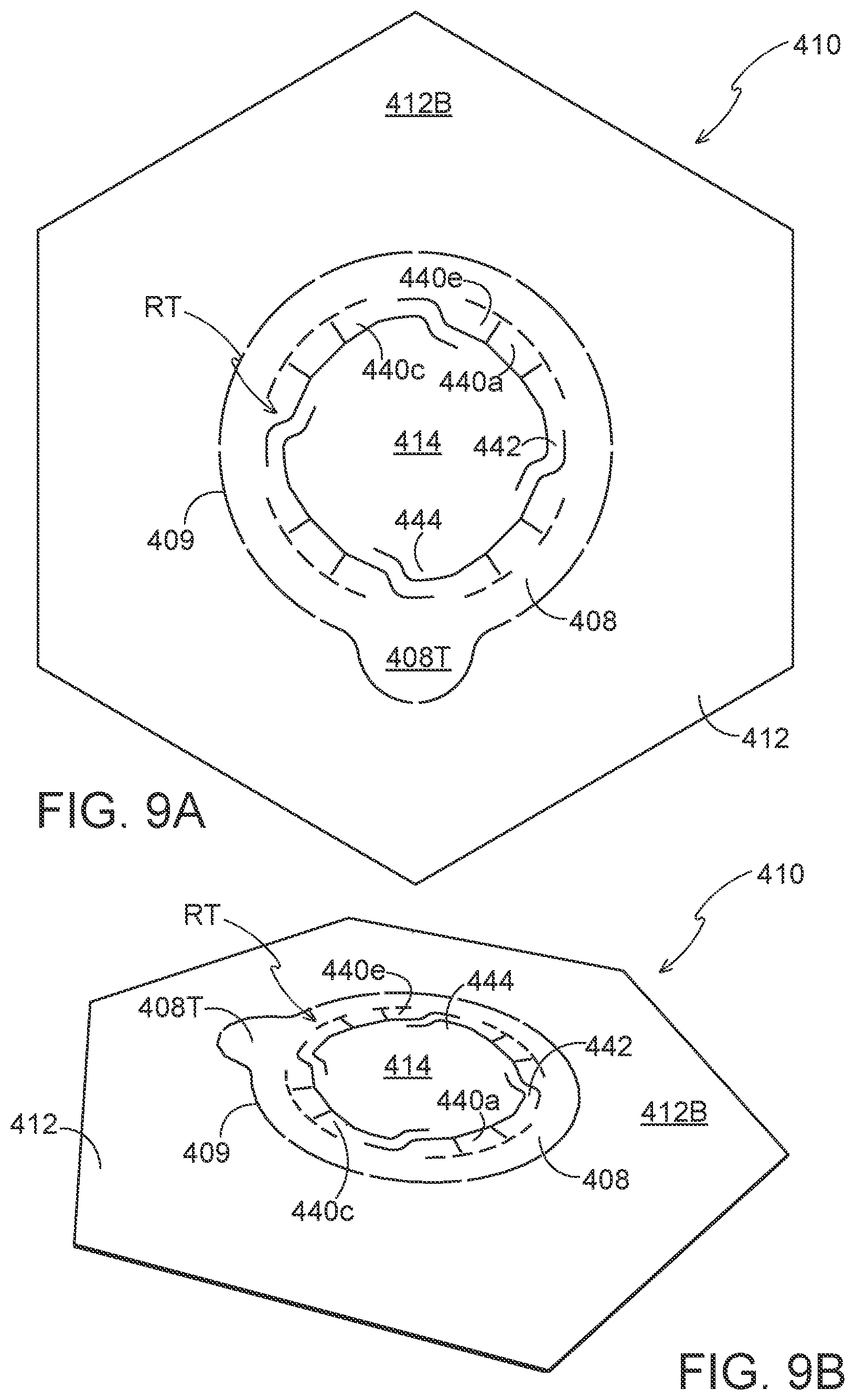 Patent US12492054 Figure 9 – Article engaging structure, article carrier, and blank for forming the same