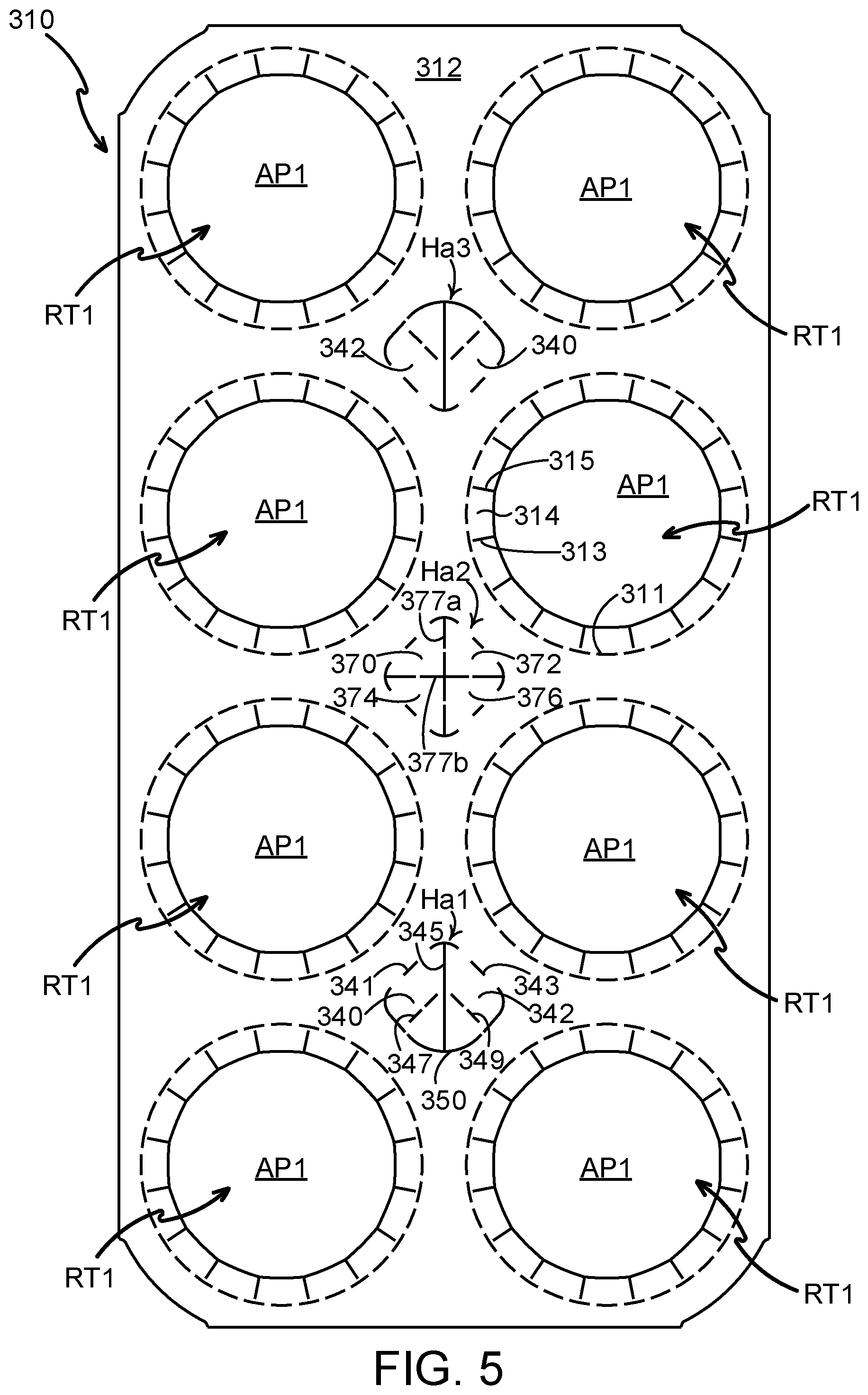 Patent US12492055 Figure 8 – Article carriers and blanks therefor