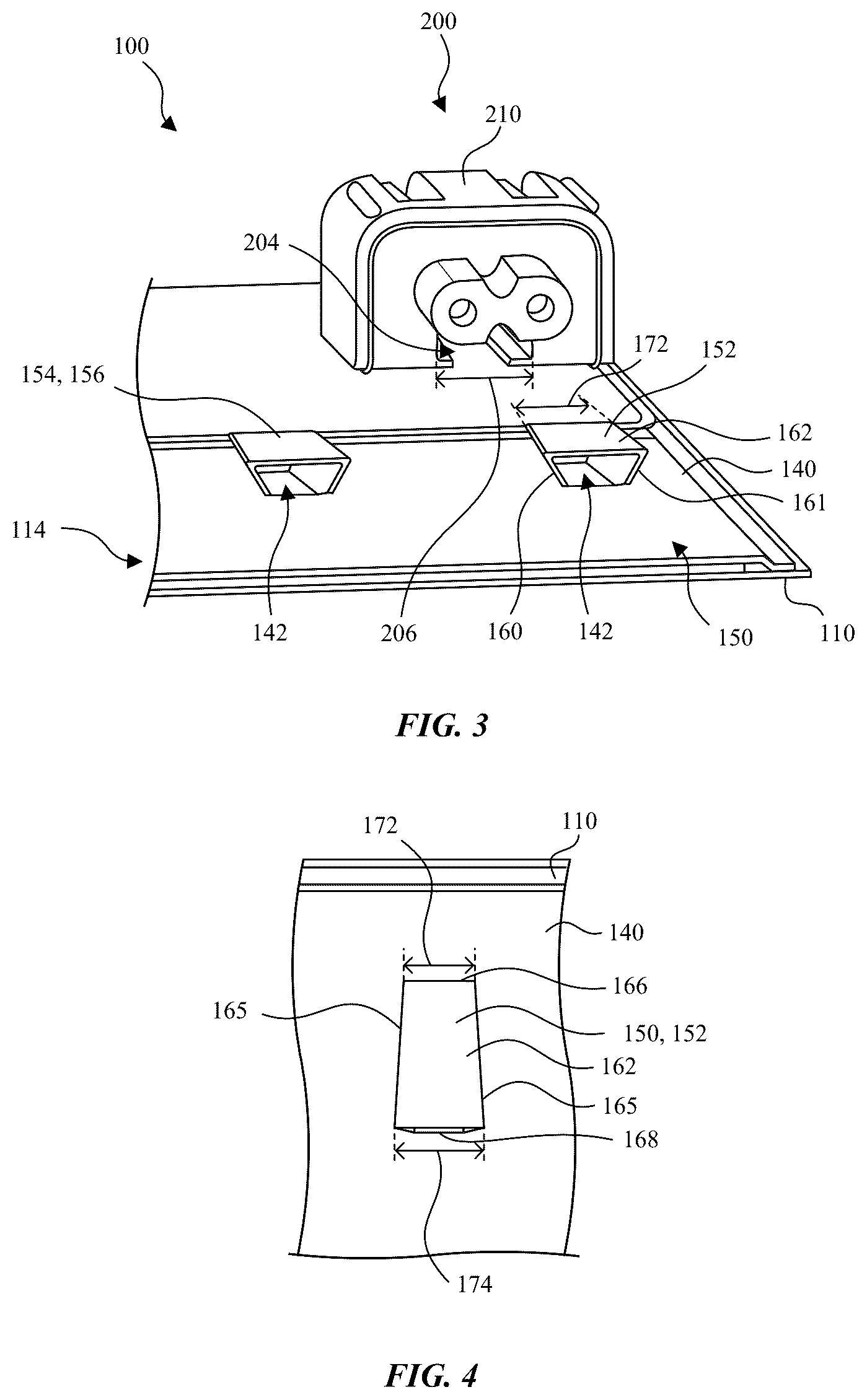 Patent US12492056 Figure 3 – Packaging and storage case with paper posts for securing accessories such as electronic adapters