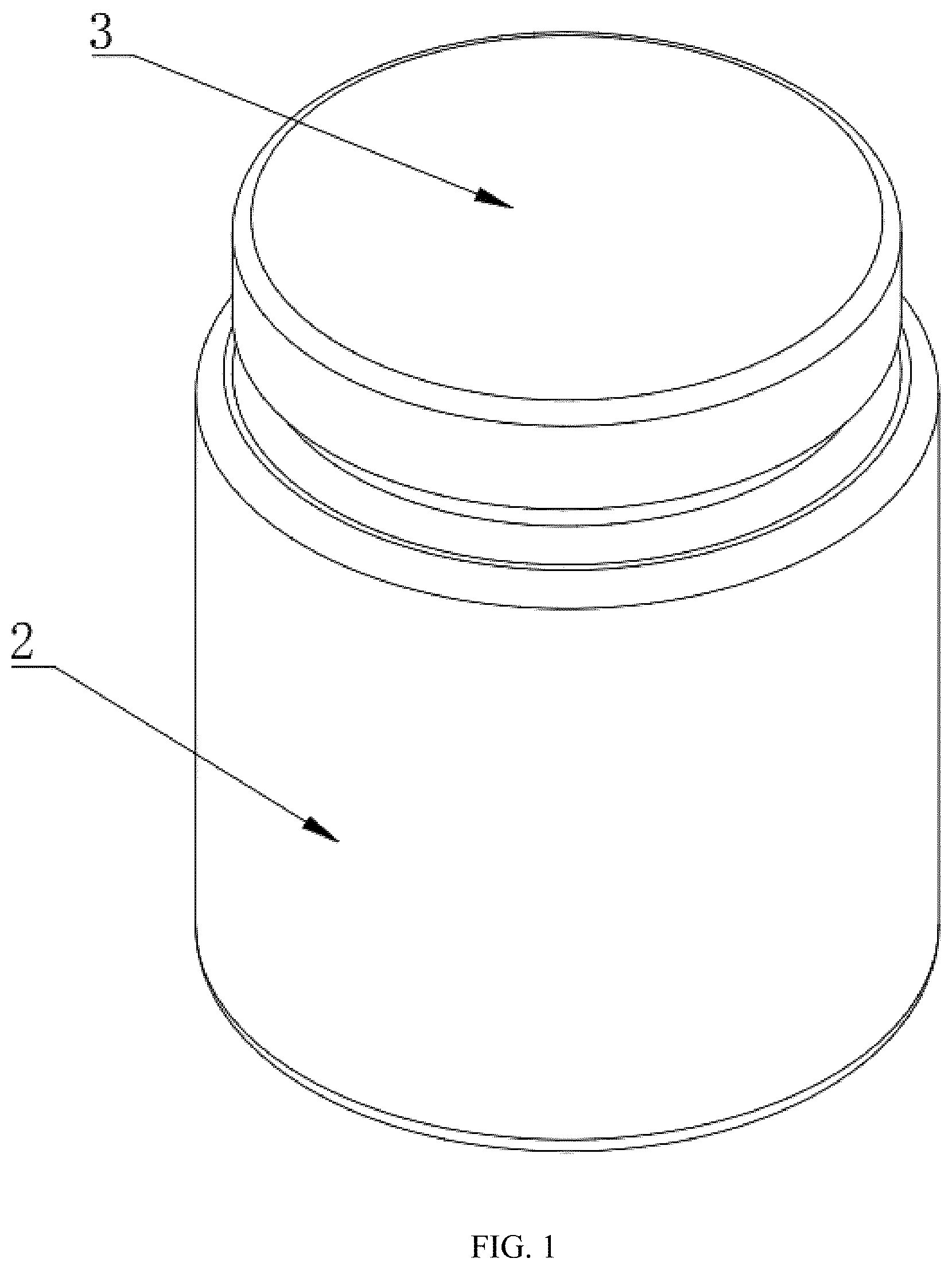 Patent US12492060 — Mason jar sealing structure — Figure 1