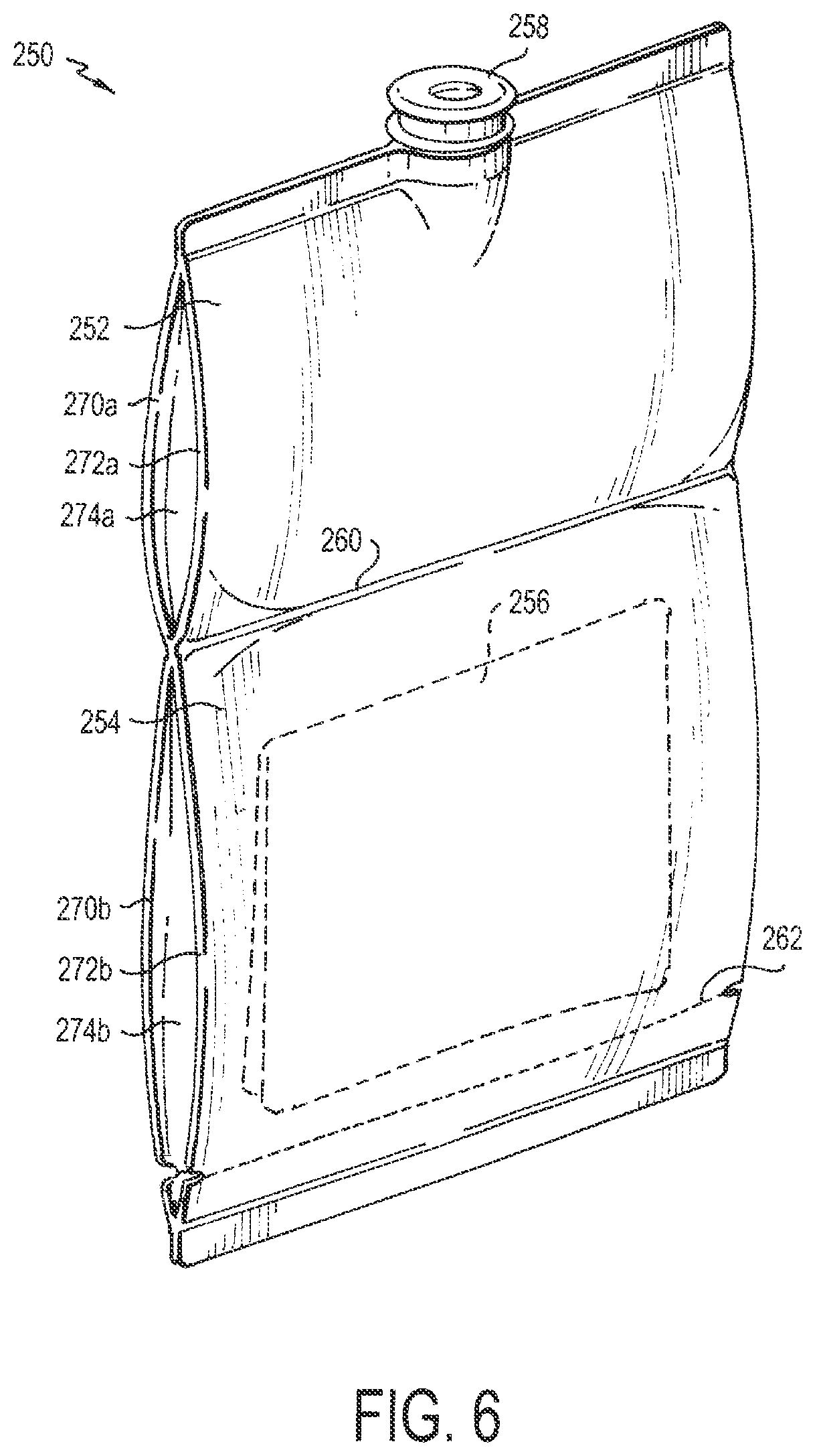 Patent US12492061 Figure 4 – Pouch with breakable seals