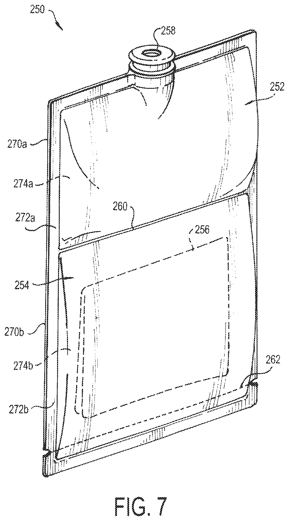 Patent US12492061 Figure 5 – Pouch with breakable seals