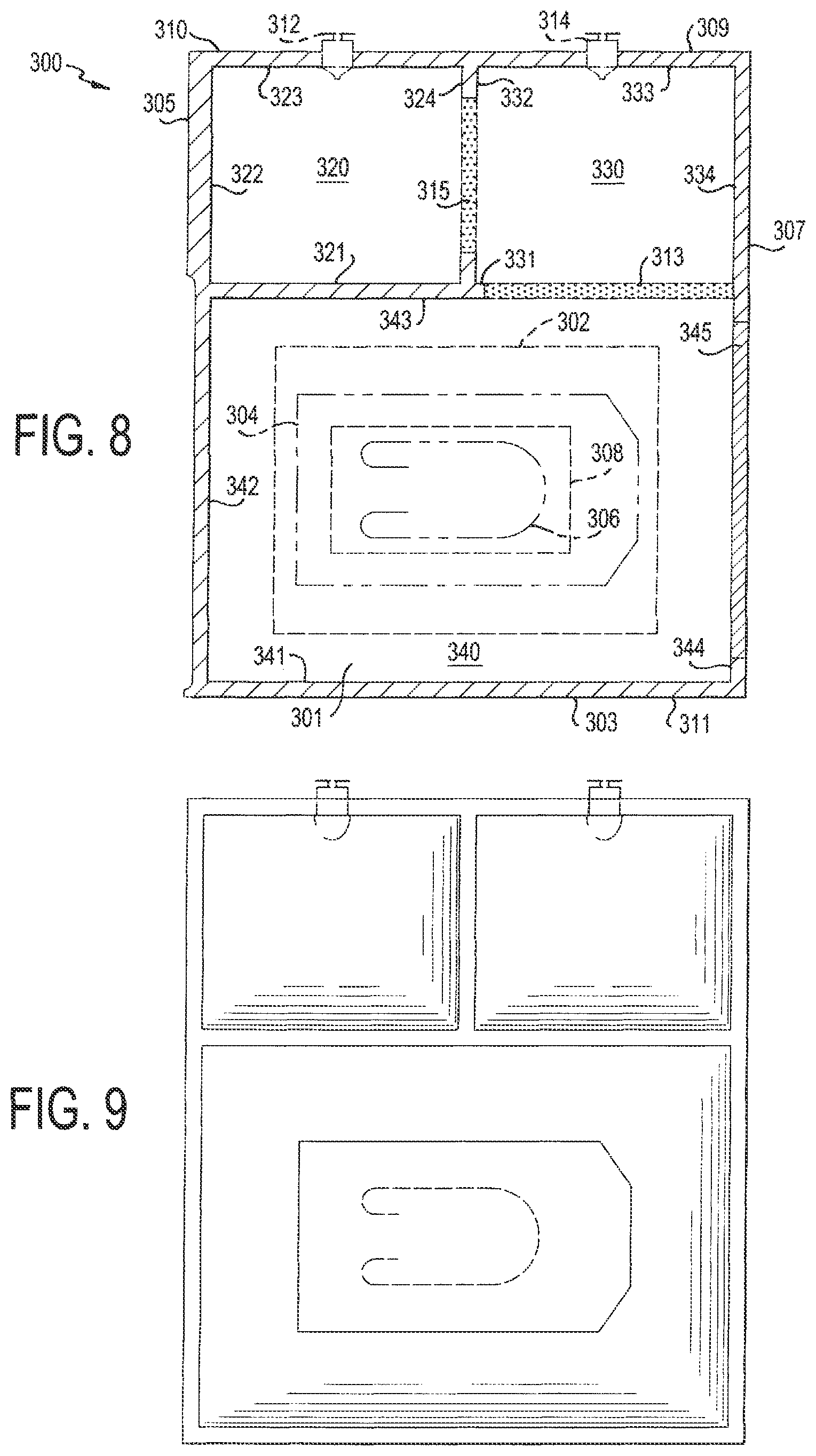 Patent US12492061 Figure 6 – Pouch with breakable seals