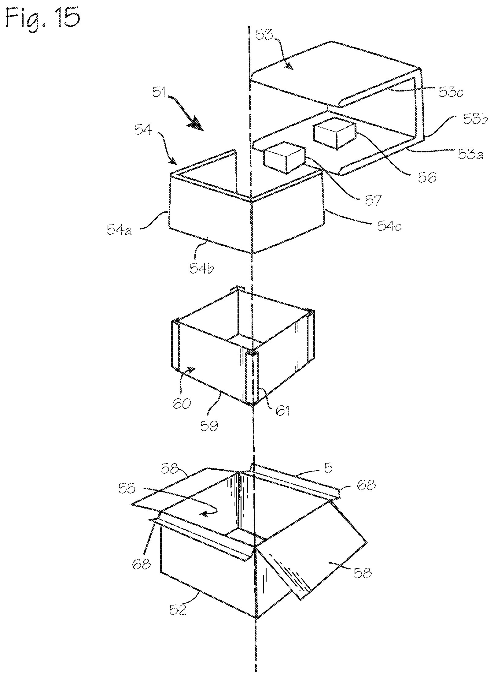 Patent US12492064 Figure 7 – Insulated packaging for use with dry ice
