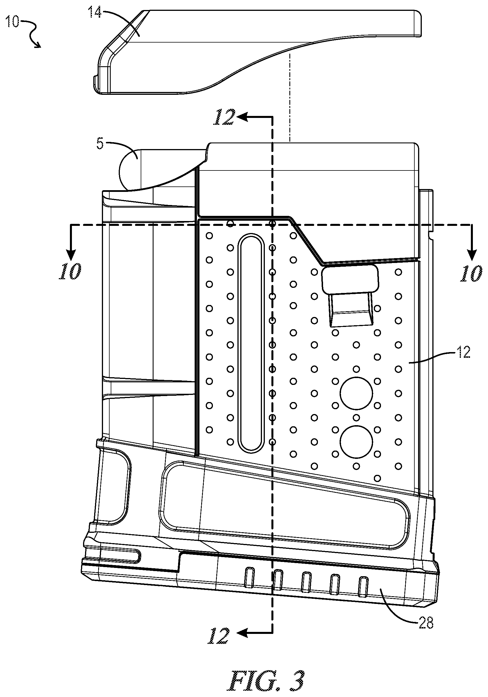 Patent US12492065 Figure 3 – Portable humidor