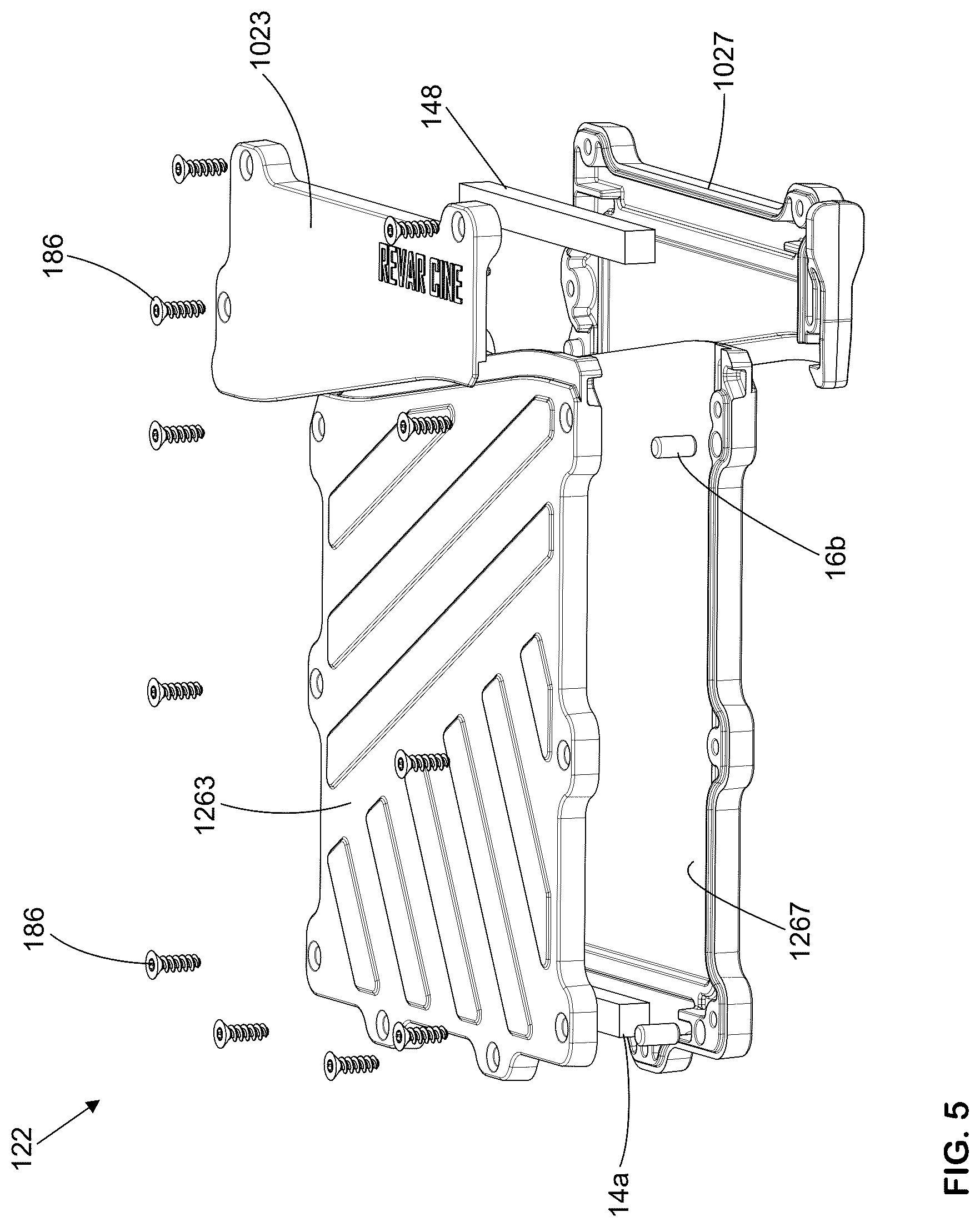 Patent US12492067 Figure 5 – Storage device for lens filters and related methods