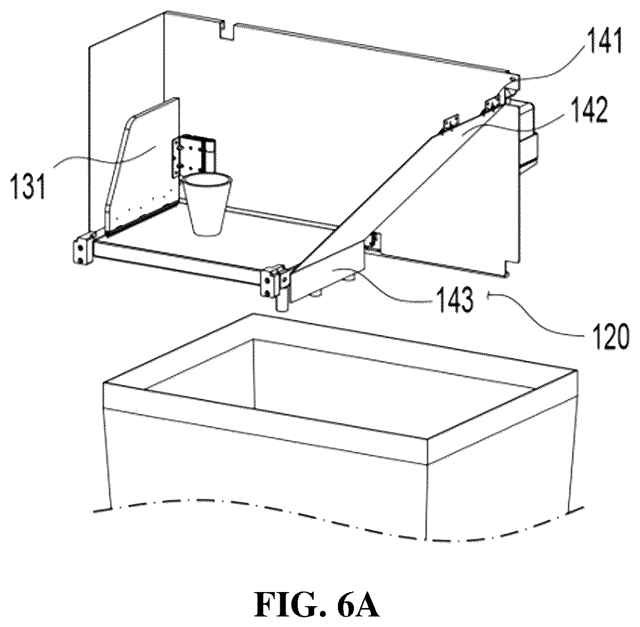 Patent US12492070 Figure 6 – Apparatus for collecting container