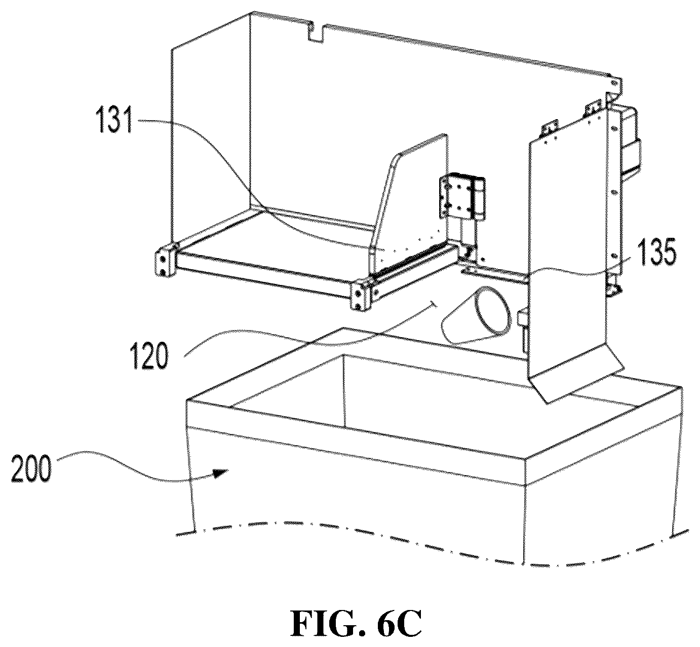 Patent US12492070 Figure 8 – Apparatus for collecting container