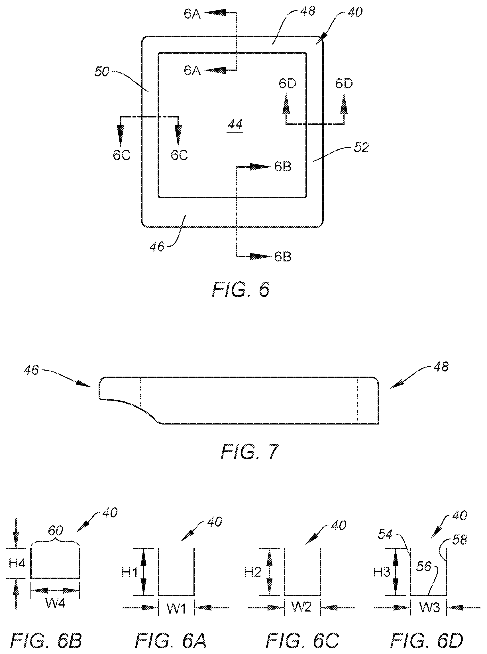 Patent US12492071 Figure 3 – Cassette with non-uniform liner cavity
