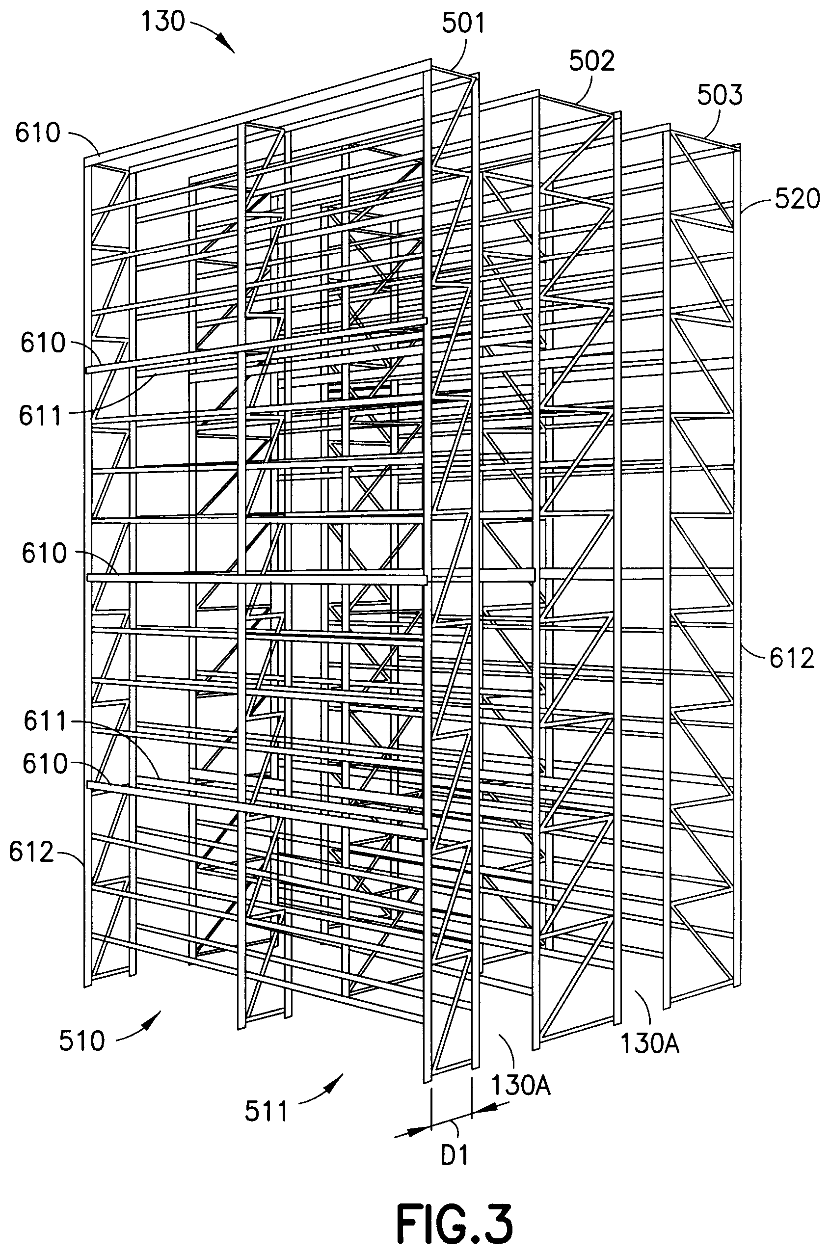 Patent US12492073 Figure 3 – Warehousing scalable storage structure