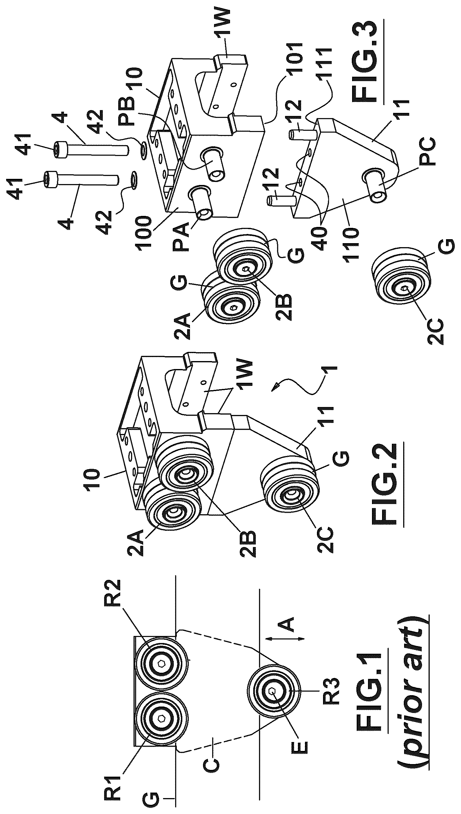 Patent US12492078 — Carriage for transport systems and transport system — Figure 1
