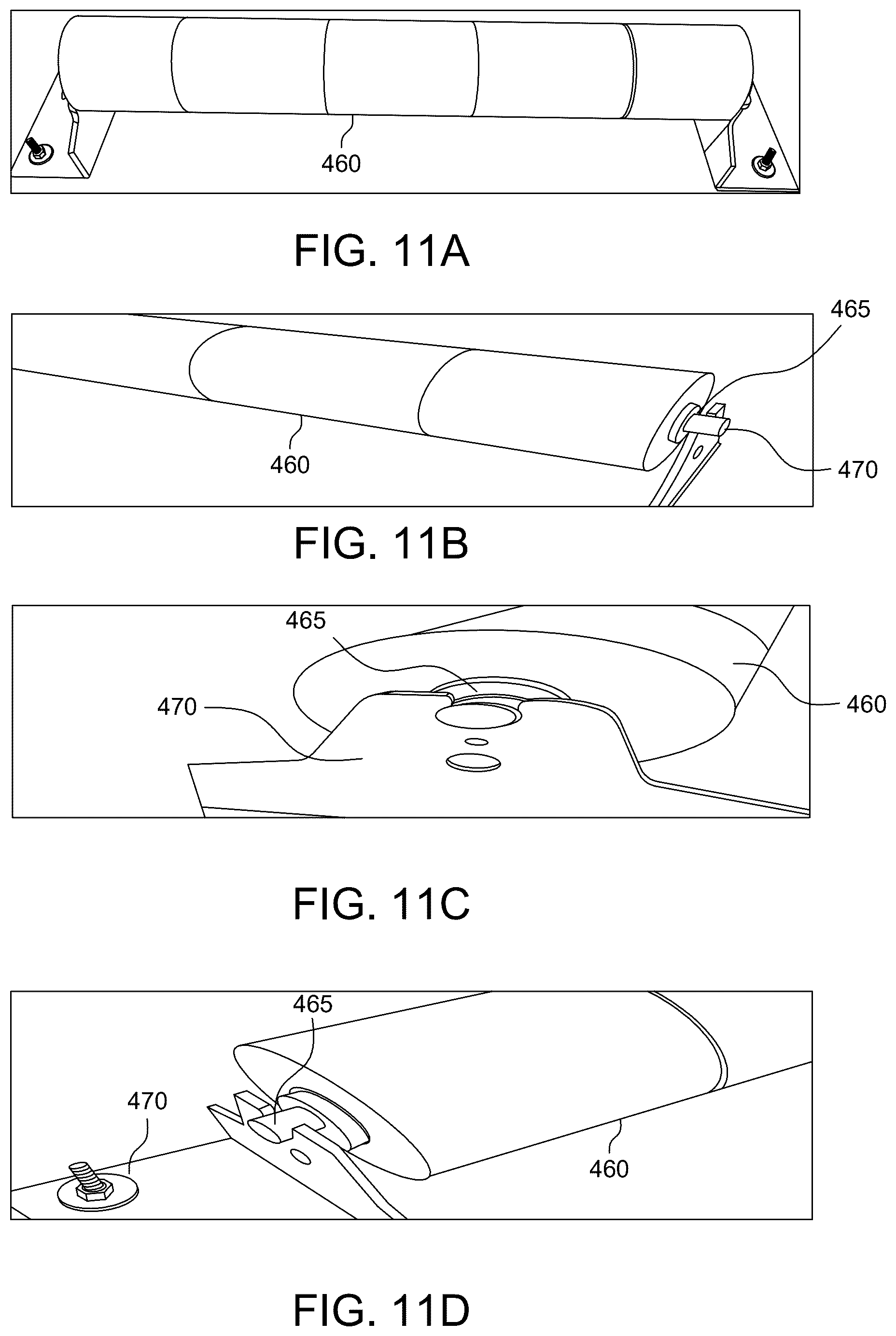 Patent US12492080 Figure 10 – Modular idler roller system with recessed and/or adaptable ends