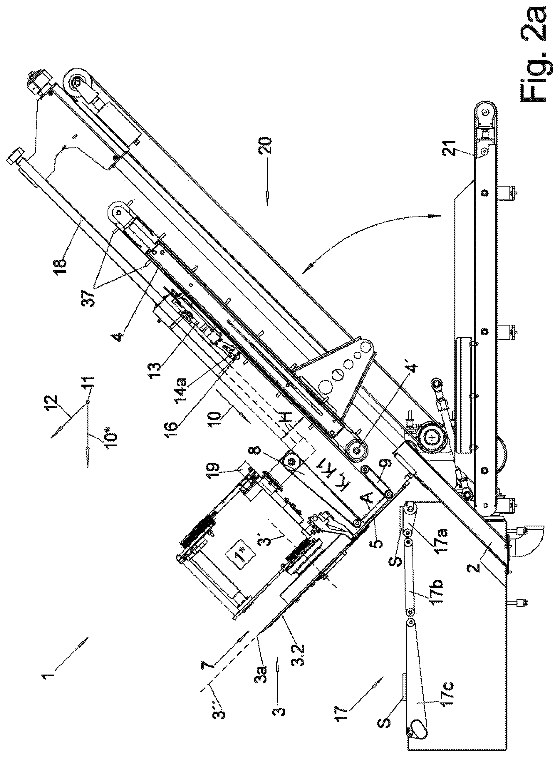 Patent US12492081 Figure 4 – Method for positioning an article to be transported and device for carrying out the method