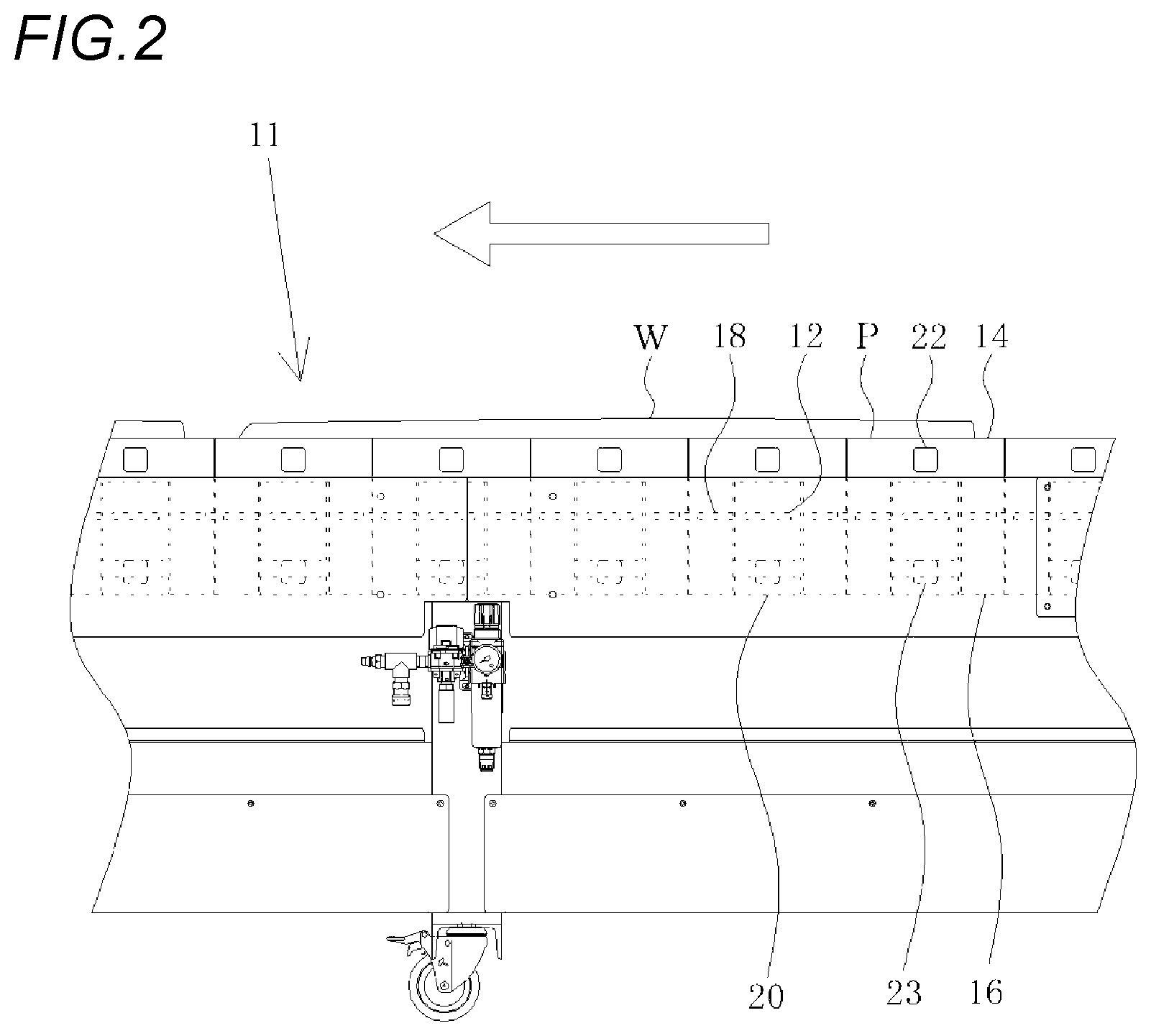 Patent US12492082 Figure 2 – Pallet reversing apparatus for conveyor