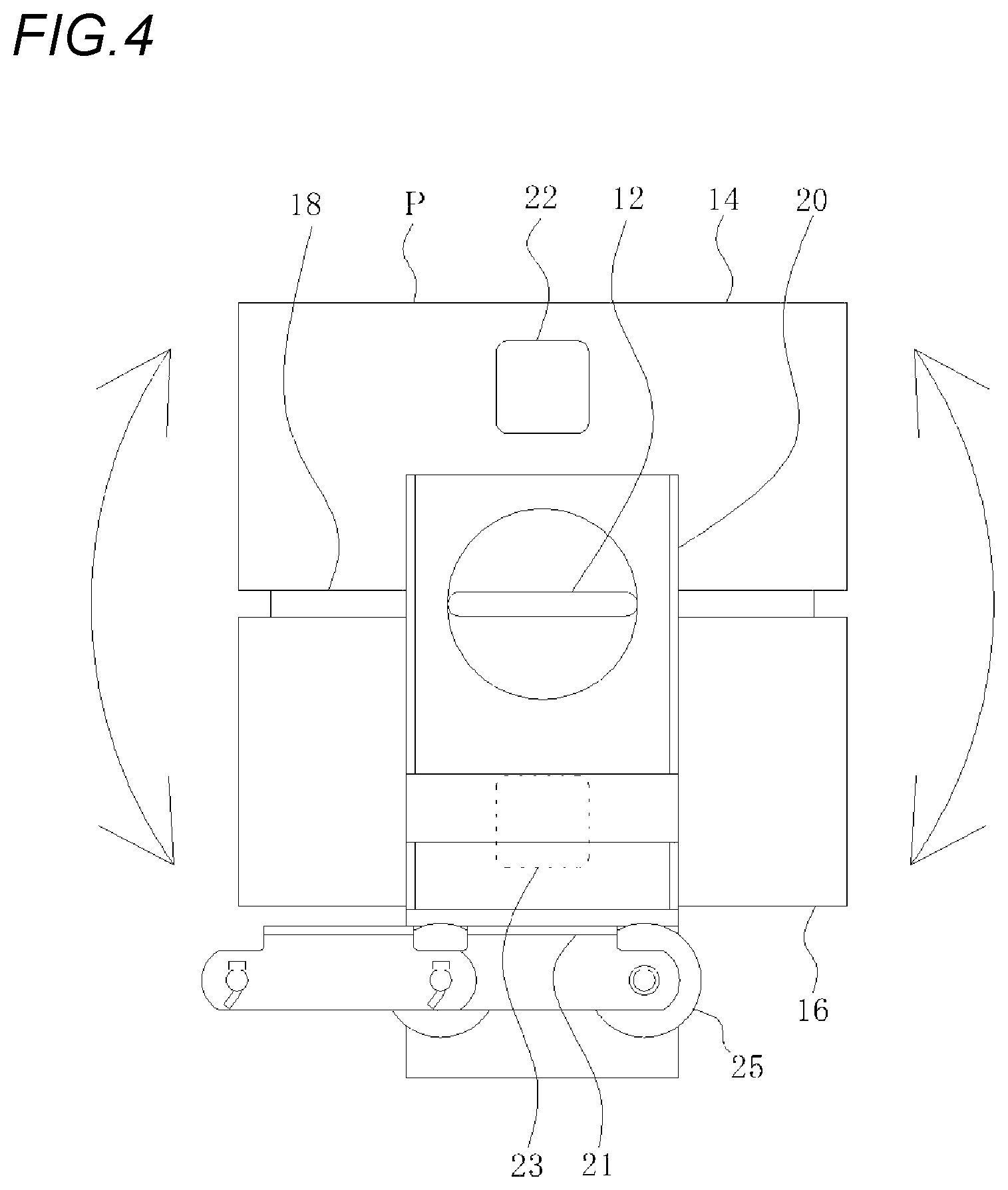 Patent US12492082 Figure 4 – Pallet reversing apparatus for conveyor