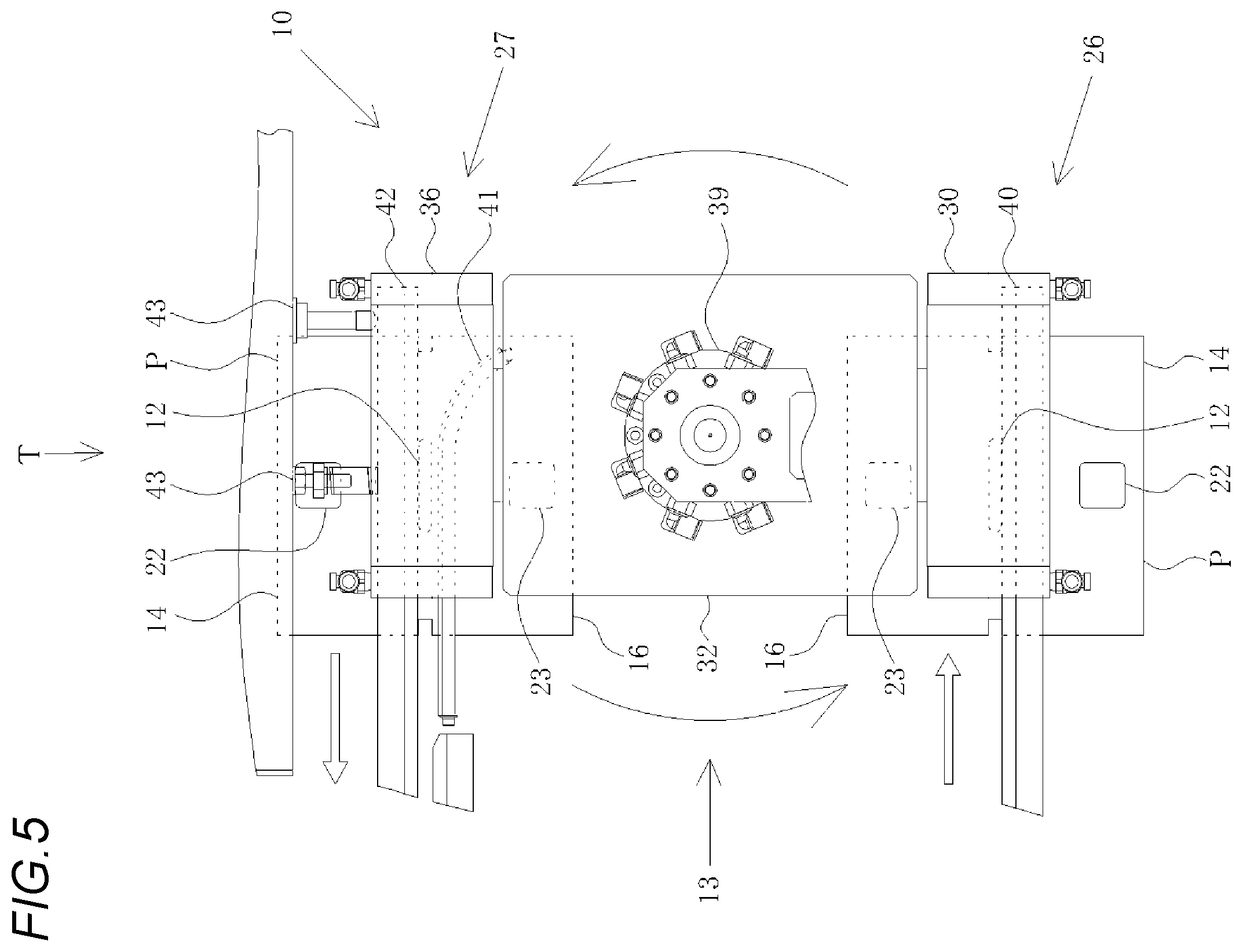 Patent US12492082 Figure 5 – Pallet reversing apparatus for conveyor