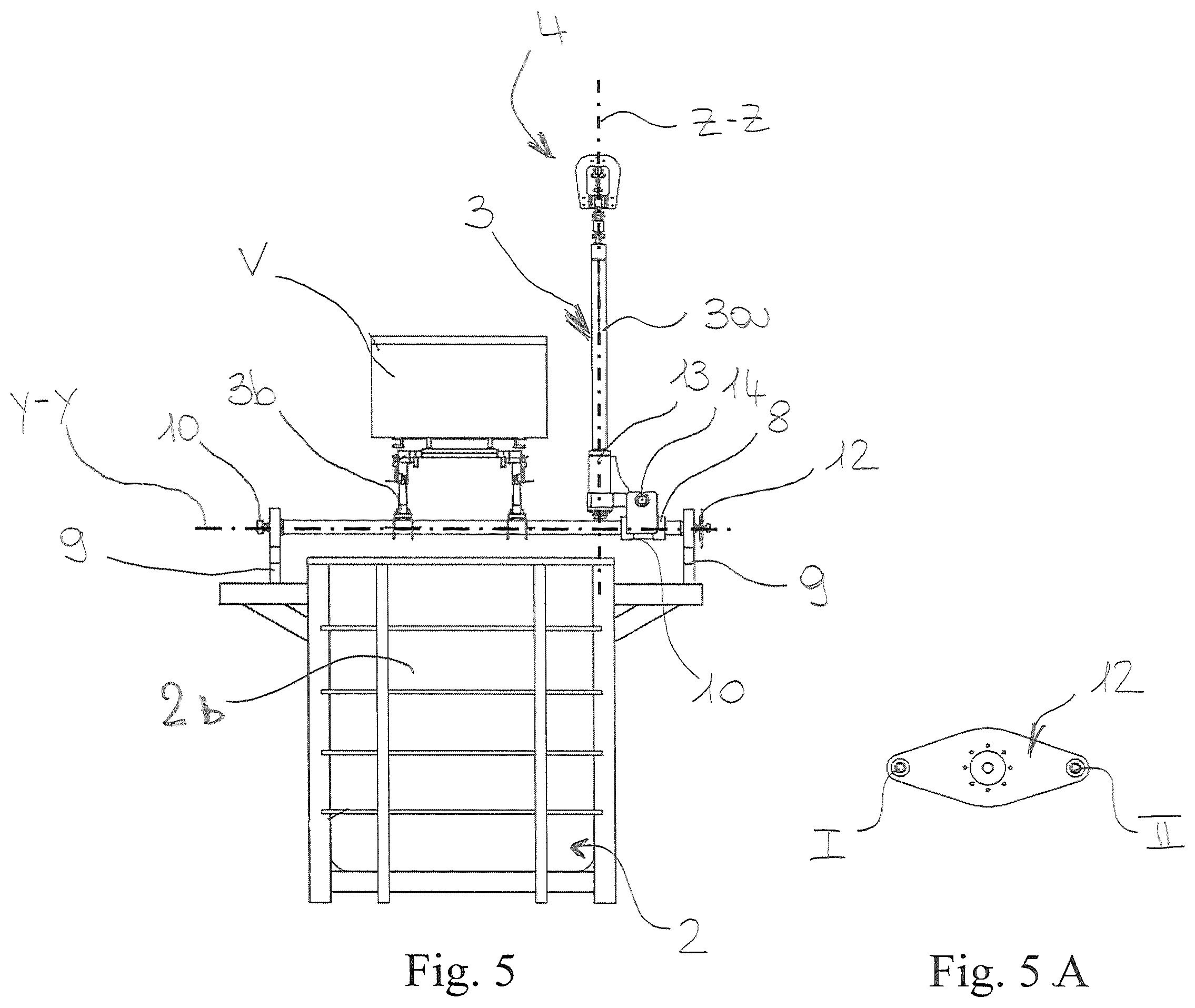 Patent US12492085 Figure 5 – Apparatus for surface treatment of vehicles or vehicle parts