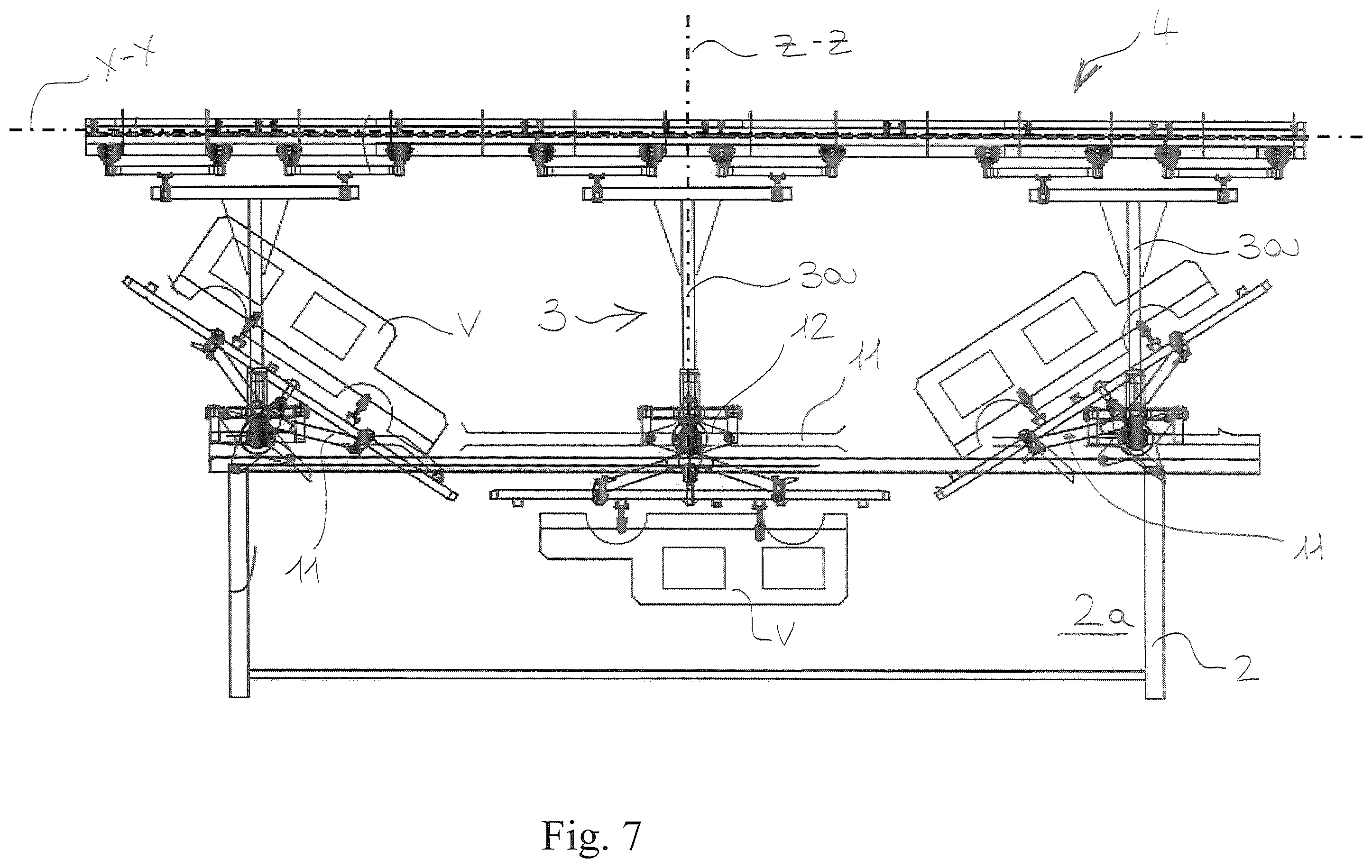 Patent US12492085 Figure 7 – Apparatus for surface treatment of vehicles or vehicle parts