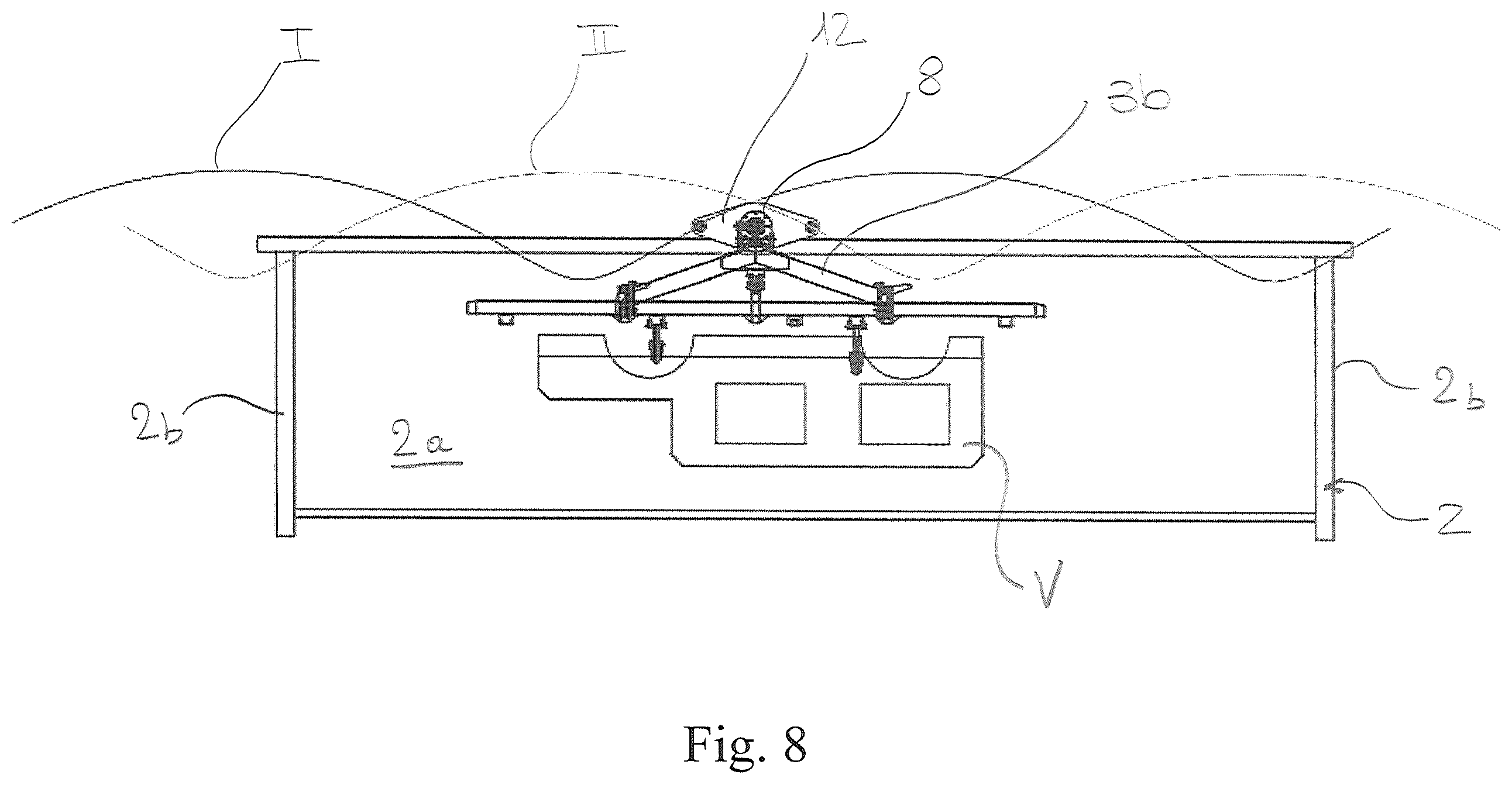 Patent US12492085 Figure 8 – Apparatus for surface treatment of vehicles or vehicle parts
