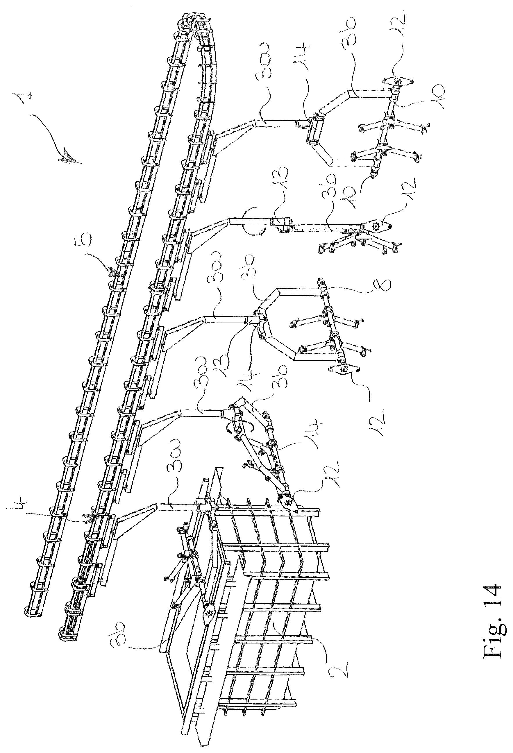 Patent US12492085 Figure 14 – Apparatus for surface treatment of vehicles or vehicle parts