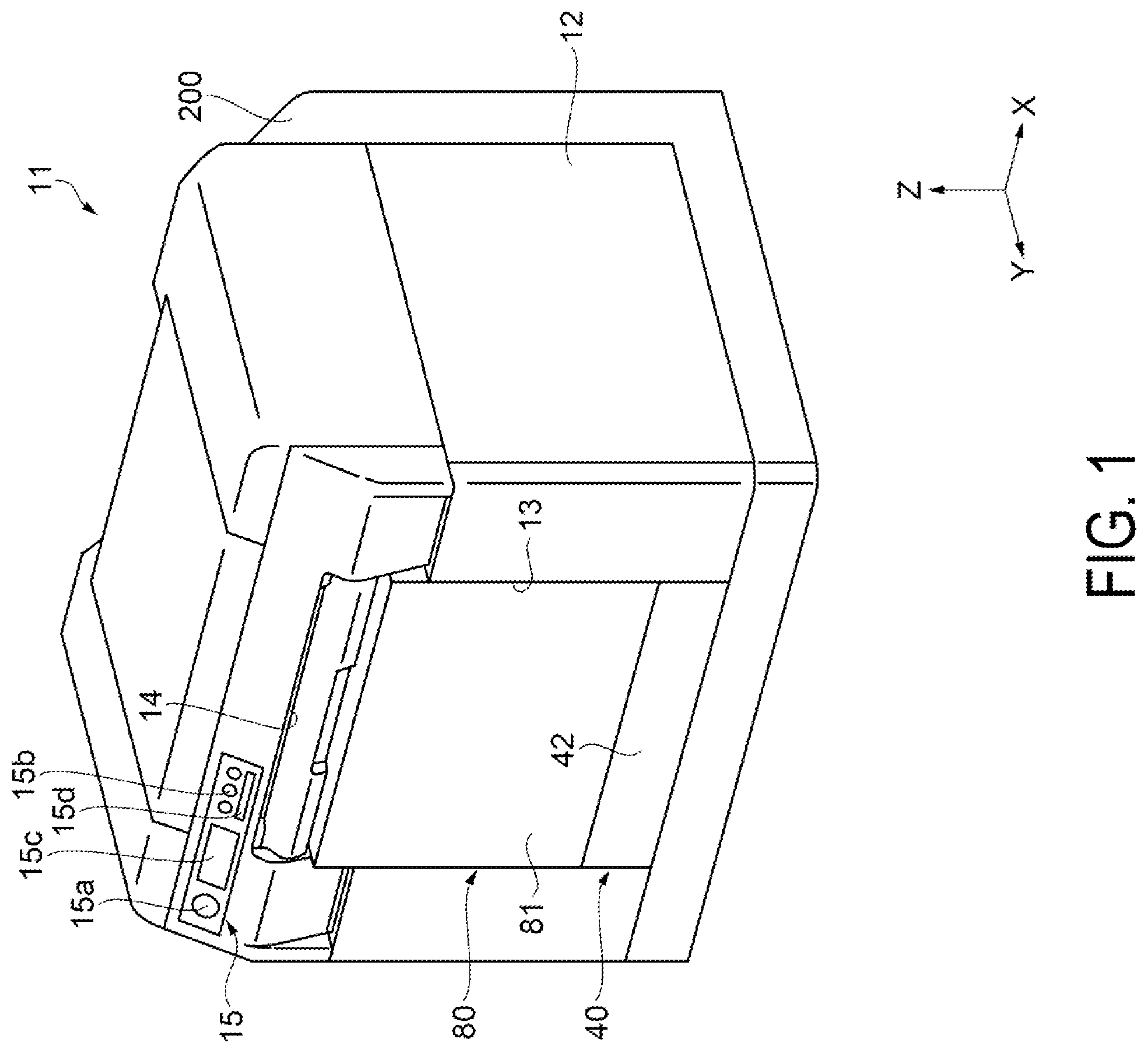 Patent US12492088 — Printing apparatus and method of controlling printing apparatus — Figure 1