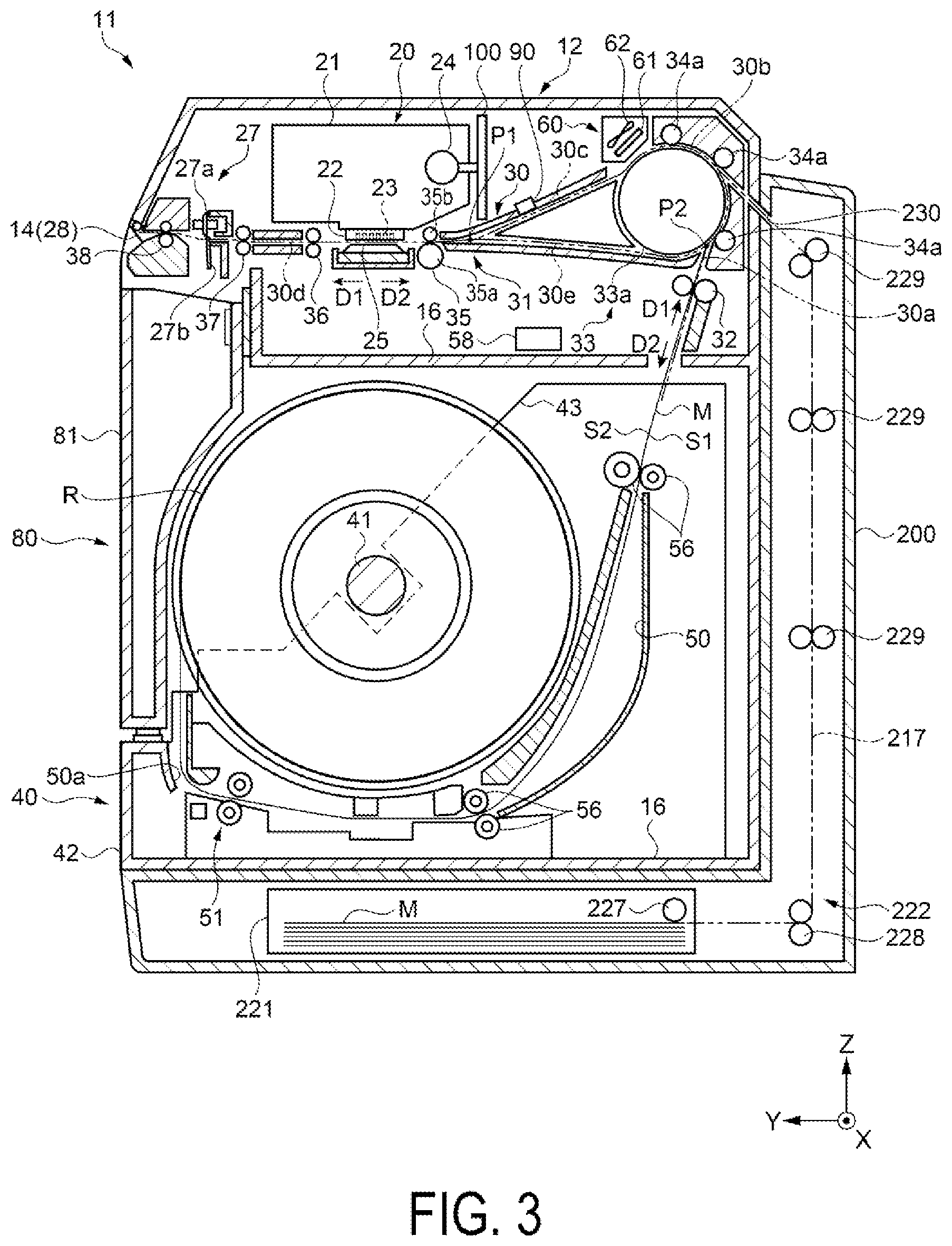 Patent US12492088 Figure 3 – Printing apparatus and method of controlling printing apparatus