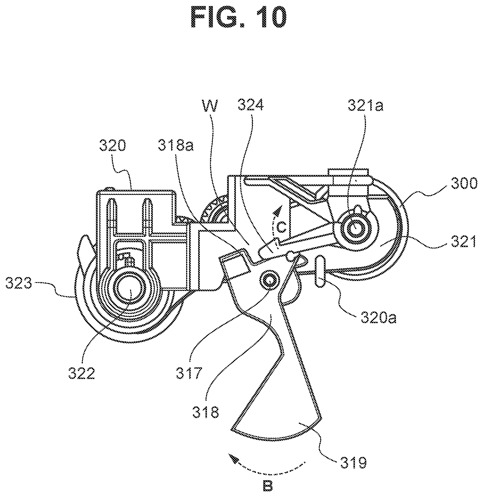 Patent US12492089 Figure 10 – Sheet conveyance apparatus, image reading apparatus including sheet conveyance apparatus, and image forming apparatus