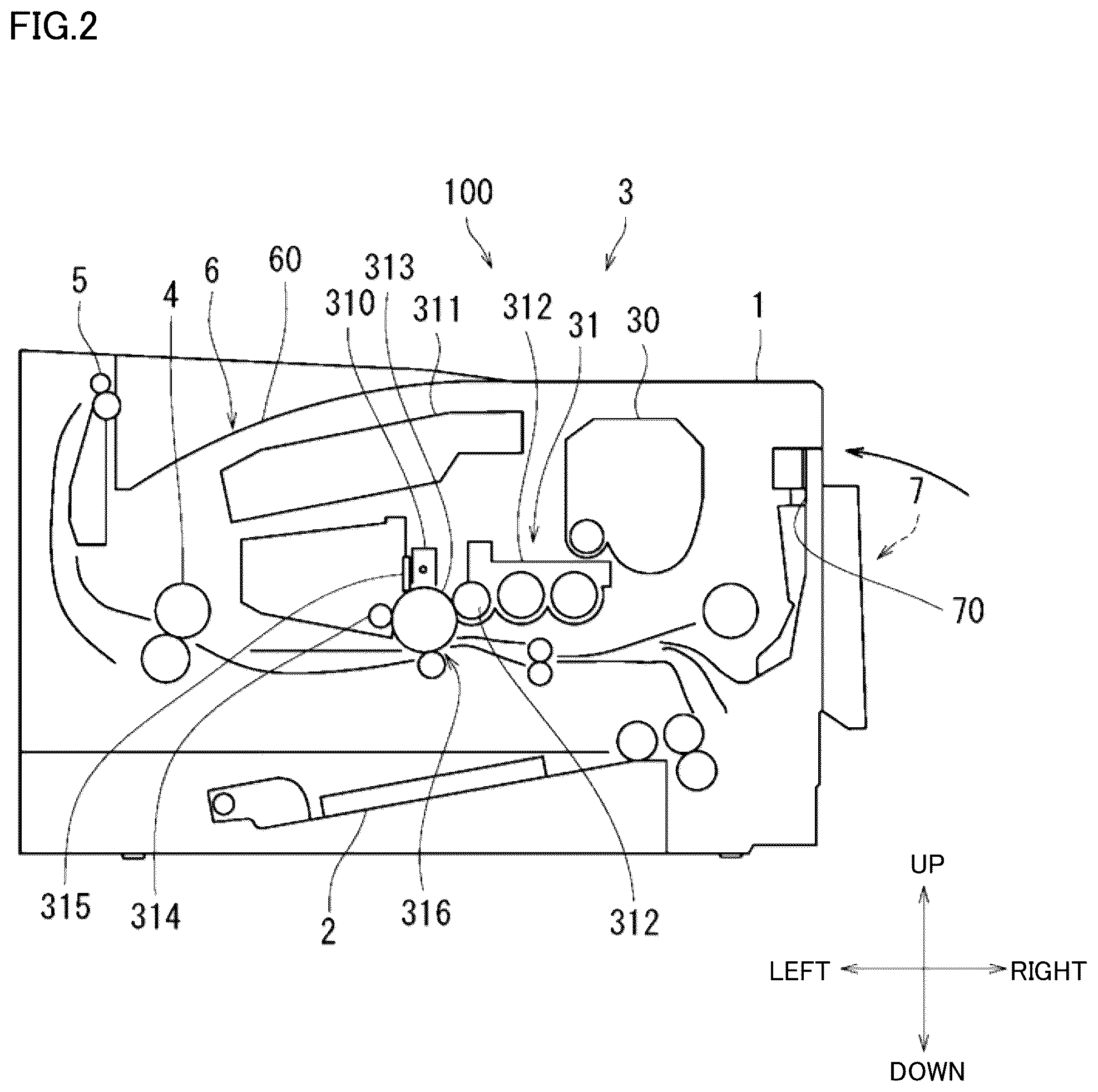 Patent US12492090 Figure 2 – Sheet conveying device and image forming apparatus