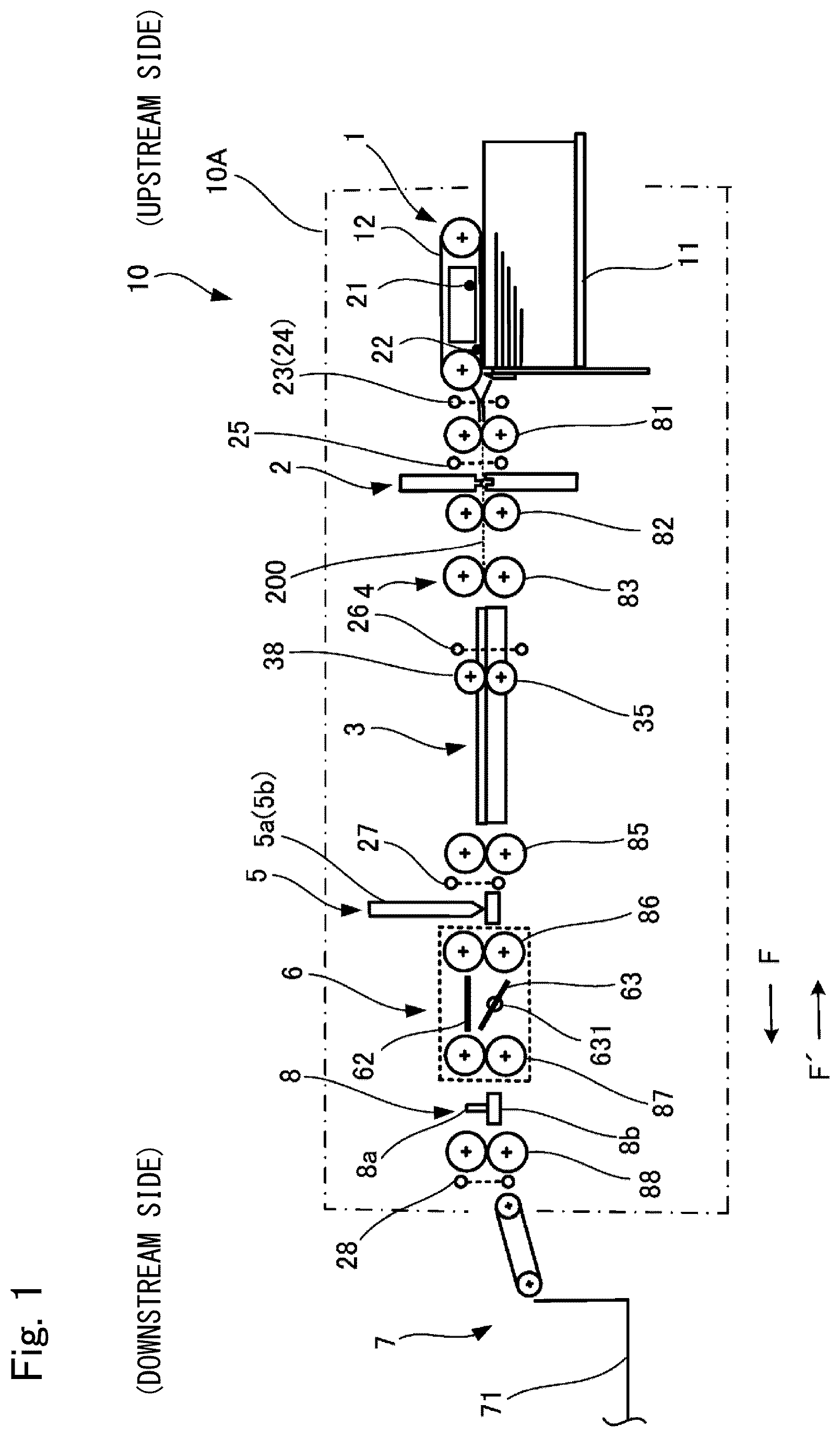 Patent US12492096 — Paper folding device — Figure 1