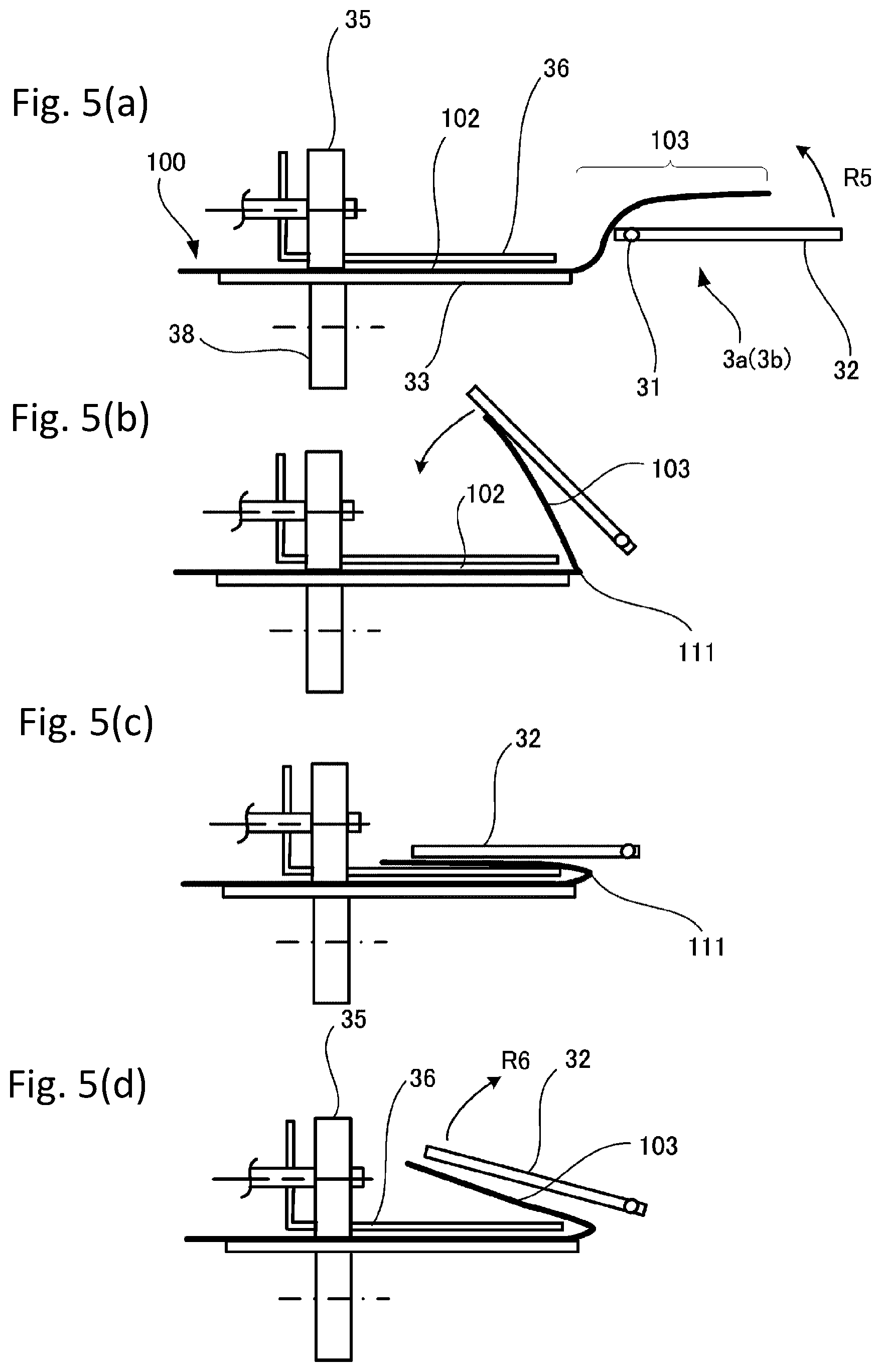 Patent US12492096 Figure 5 – Paper folding device