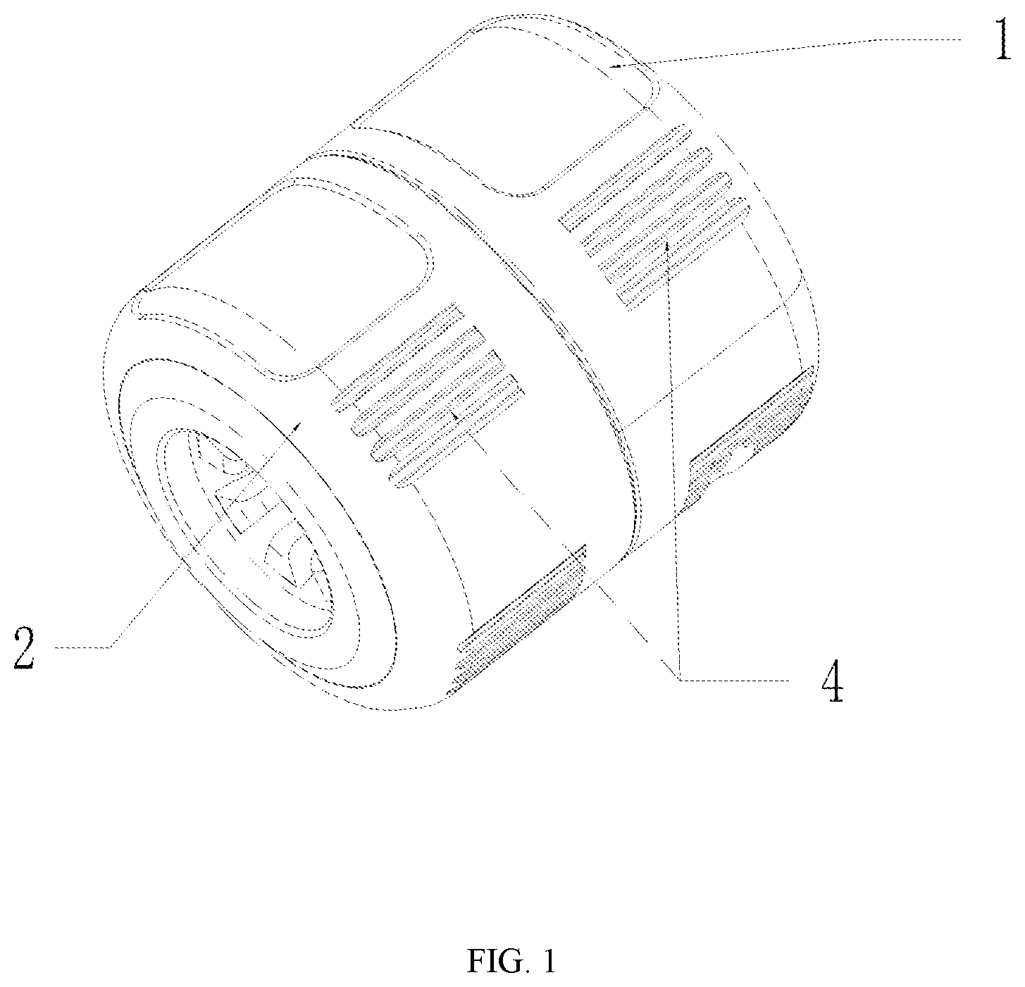 Patent US12492098 Figure 1 – Position-adjustable spool return-stop device