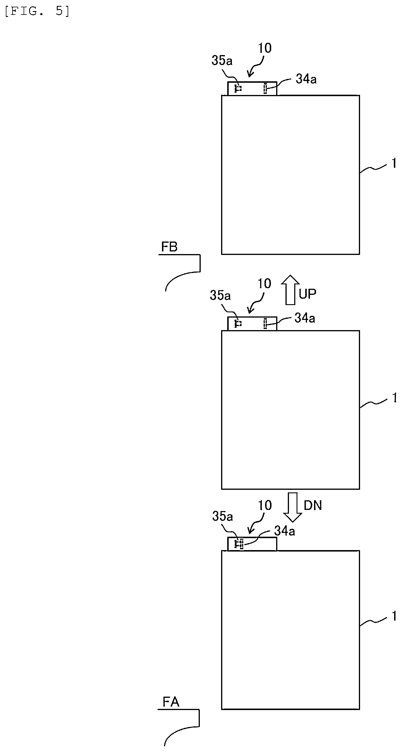 Patent US12492101 Figure 5 – Elevator apparatus