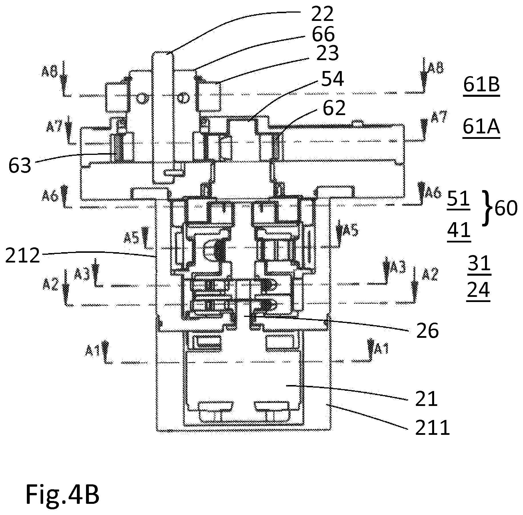 Patent US12492106 Figure 8 – Winch arrangement for a sailing boat