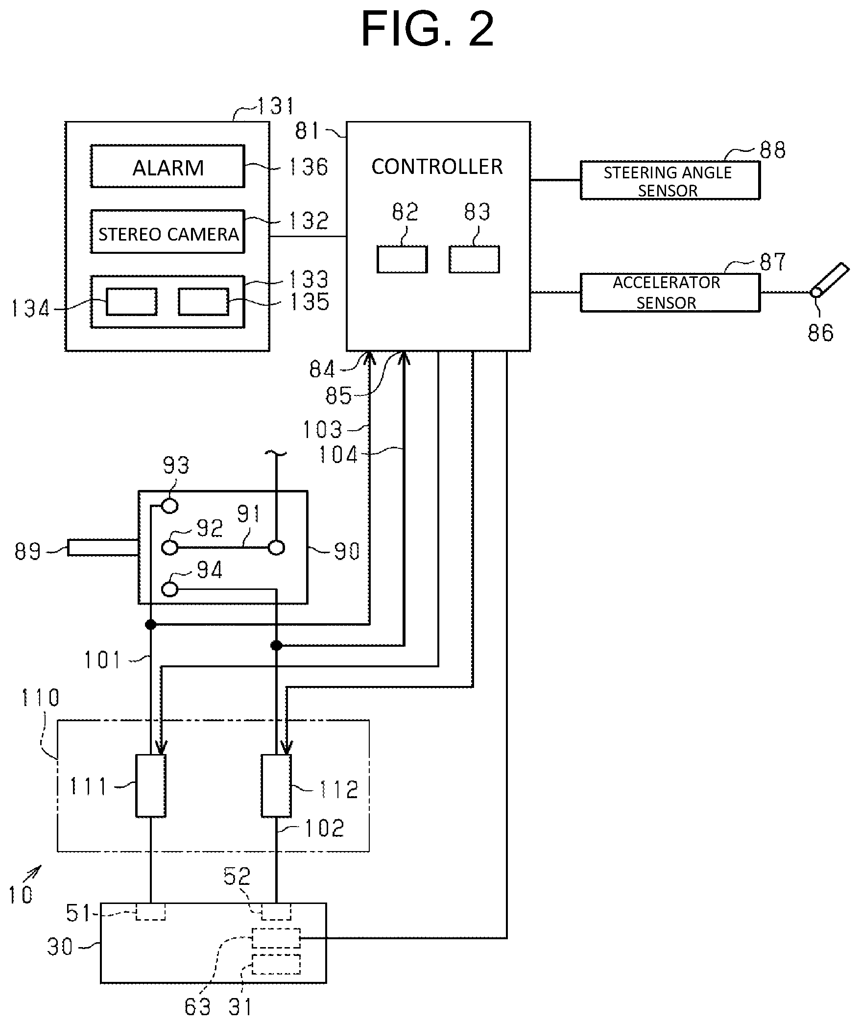 Patent US12492108 Figure 2 – Industrial vehicle
