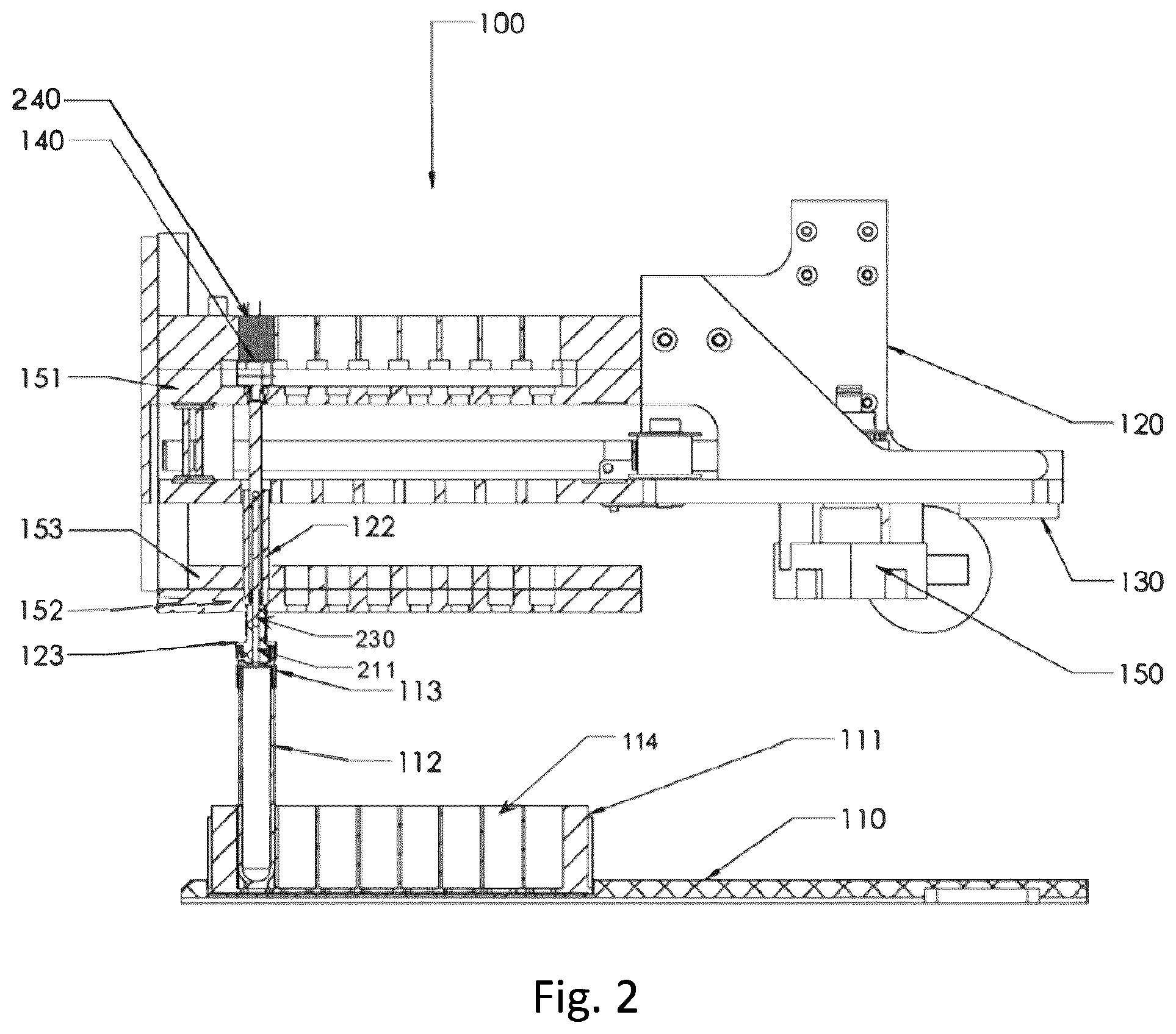 Patent US12492111 Figure 2 – Capping and de-capping apparatus and a method of operating such an apparatus