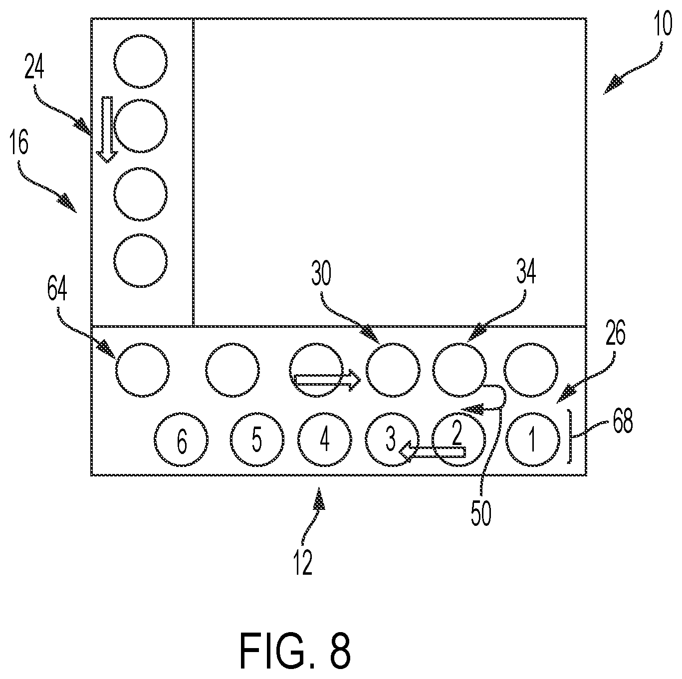 Patent US12492112 Figure 8 – Beverage dispensing apparatus