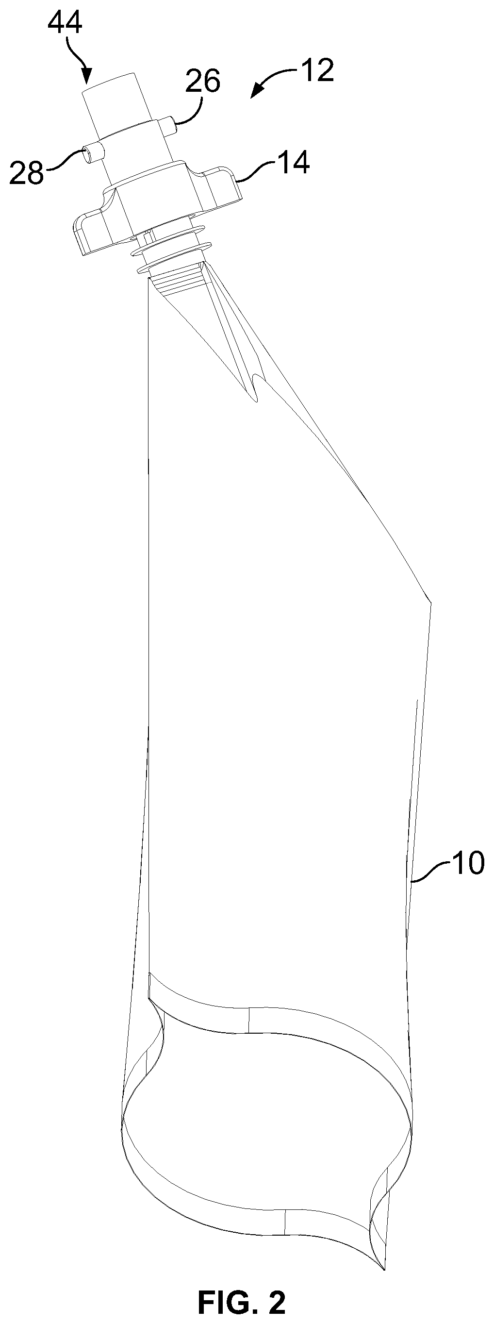 Patent US12492115 Figure 2 – Fluid filling system