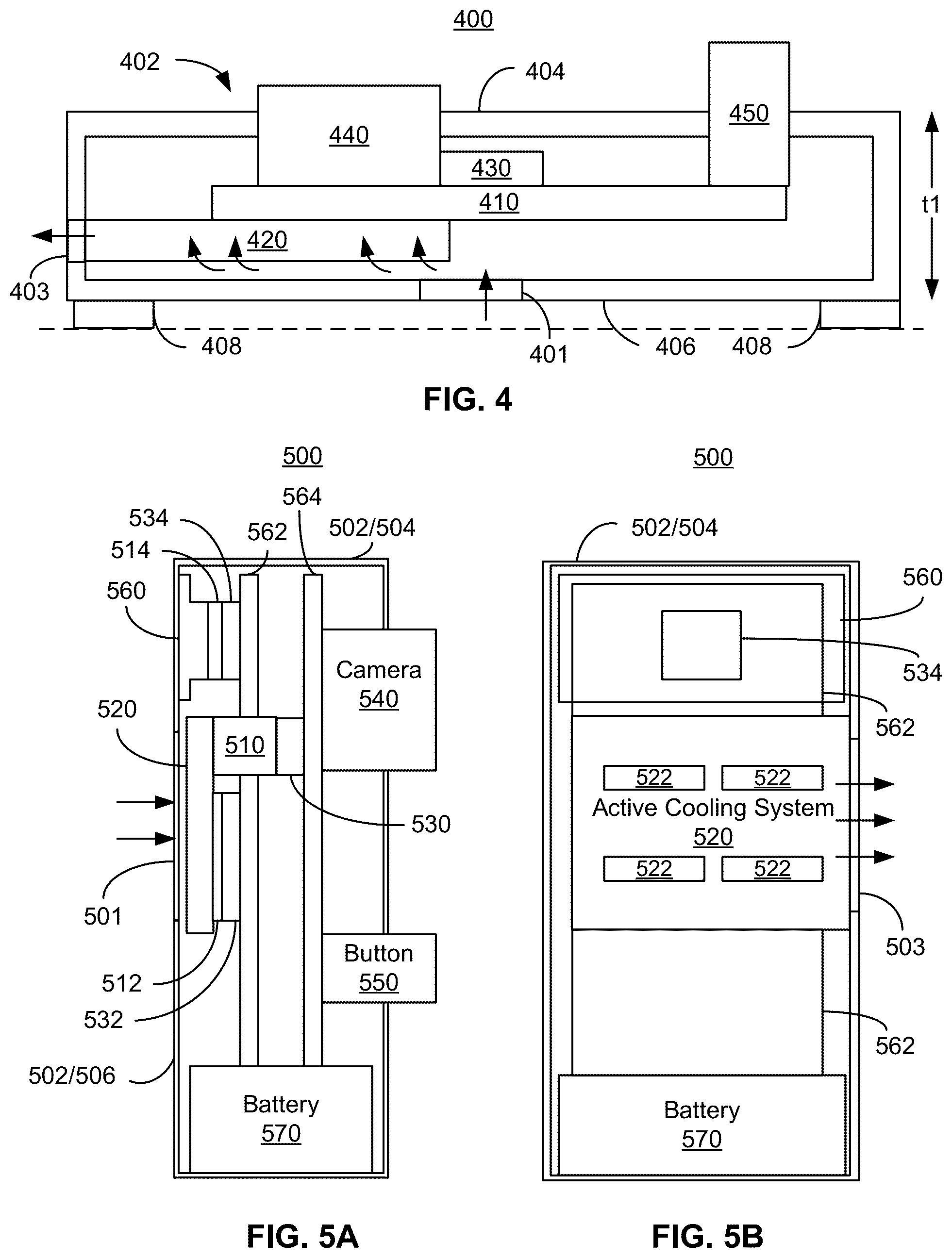 Patent US12492118 Figure 8 – Doorbell camera having active cooling