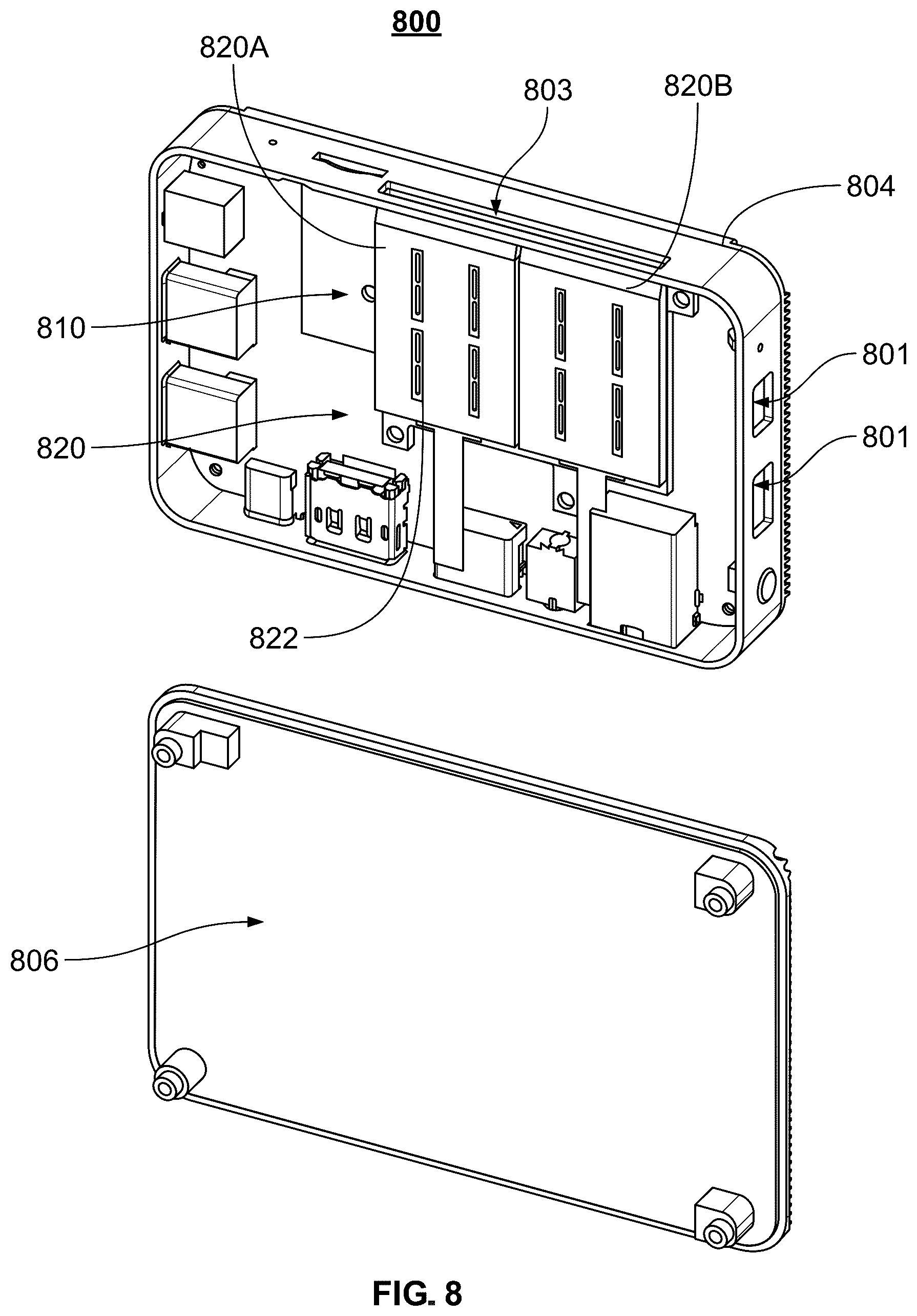 Patent US12492118 Figure 10 – Doorbell camera having active cooling