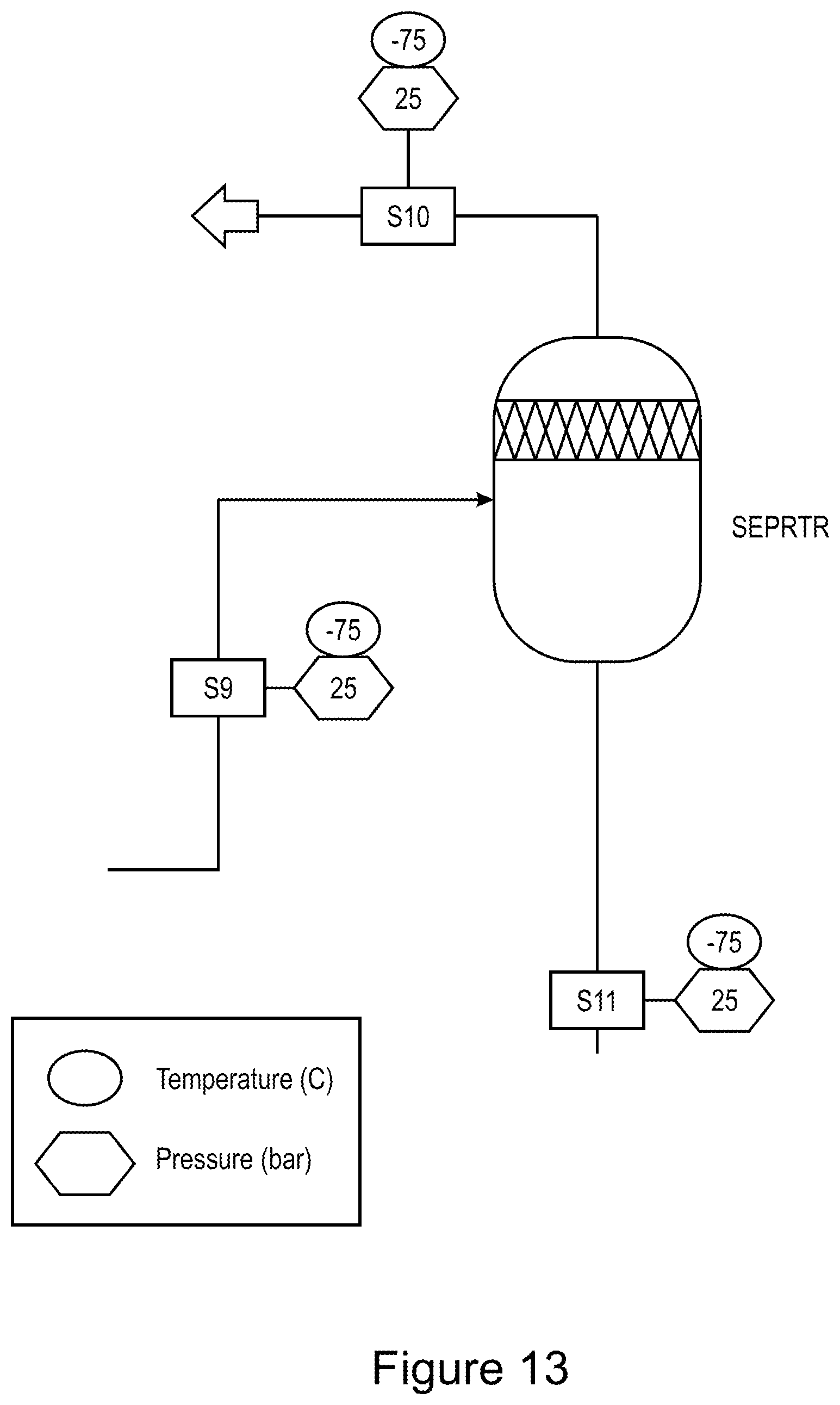 Patent US12492121 Figure 13 – Conversion of ammonia to hydrogen and nitrogen using ammonia as a sweep gas