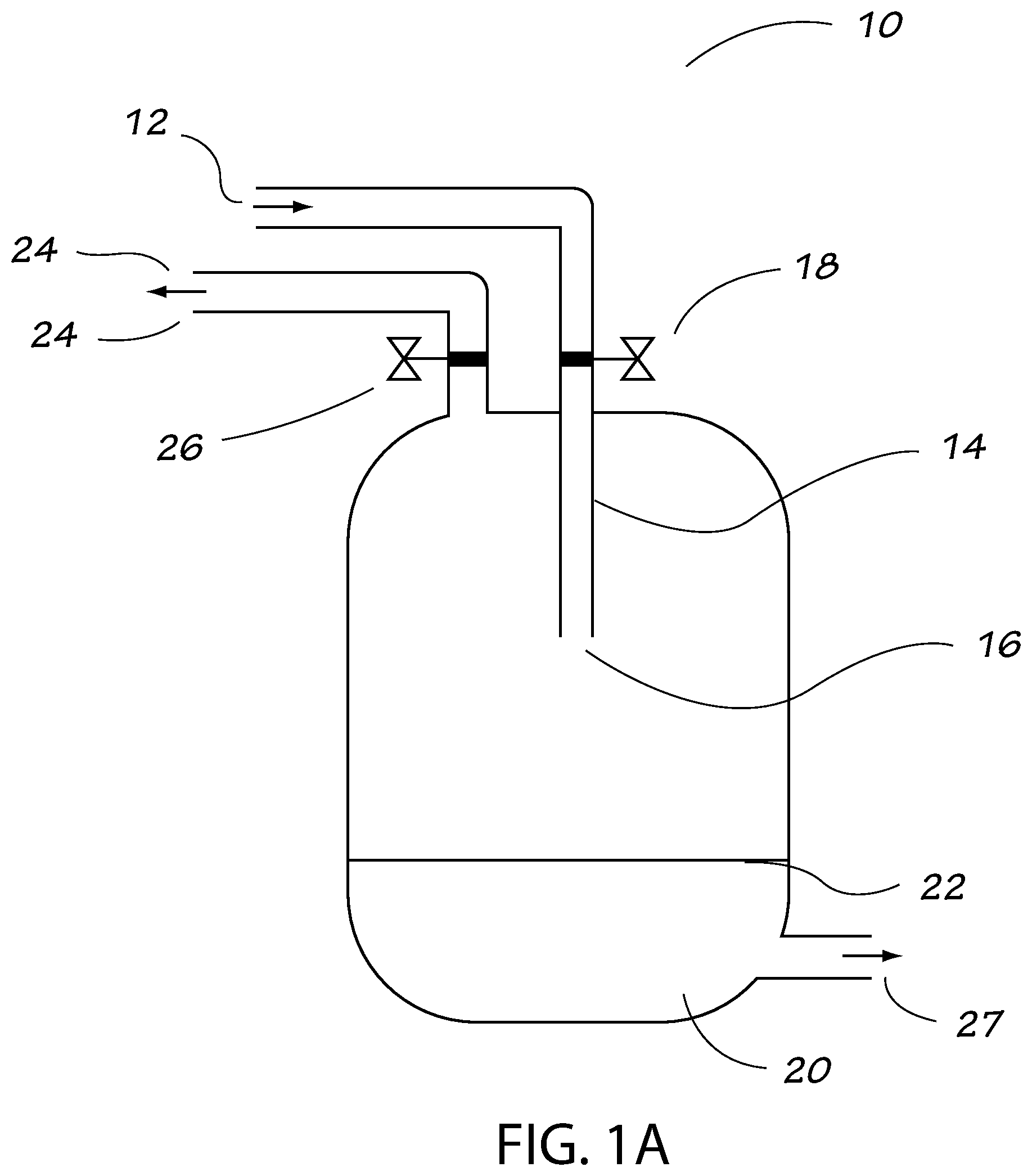 Patent US12492132 Figure 1 – Device for controlling thermal hydrolysis decompression and process plant comprising such device