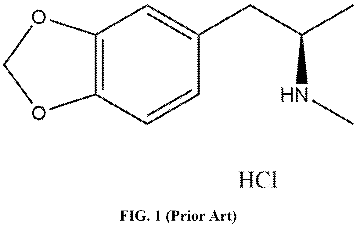 Patent US12492178 Figure 1 – Stable polymorph of R-MDMA HCl
