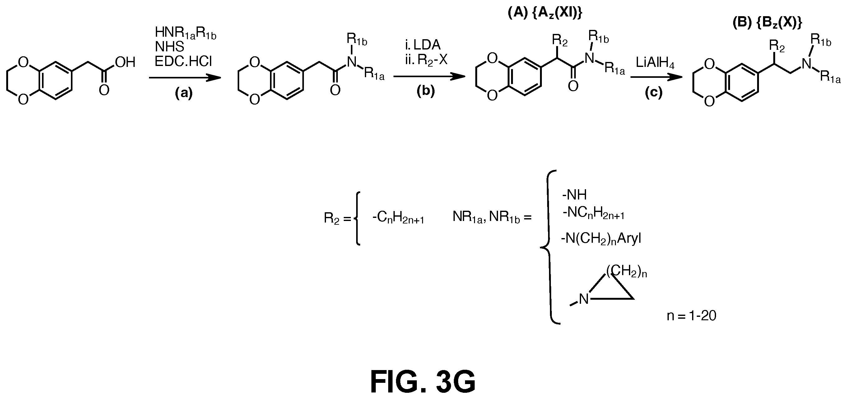 Patent US12492179 Figure 10 – Substituted ethylamine fused heterocyclic mescaline derivatives