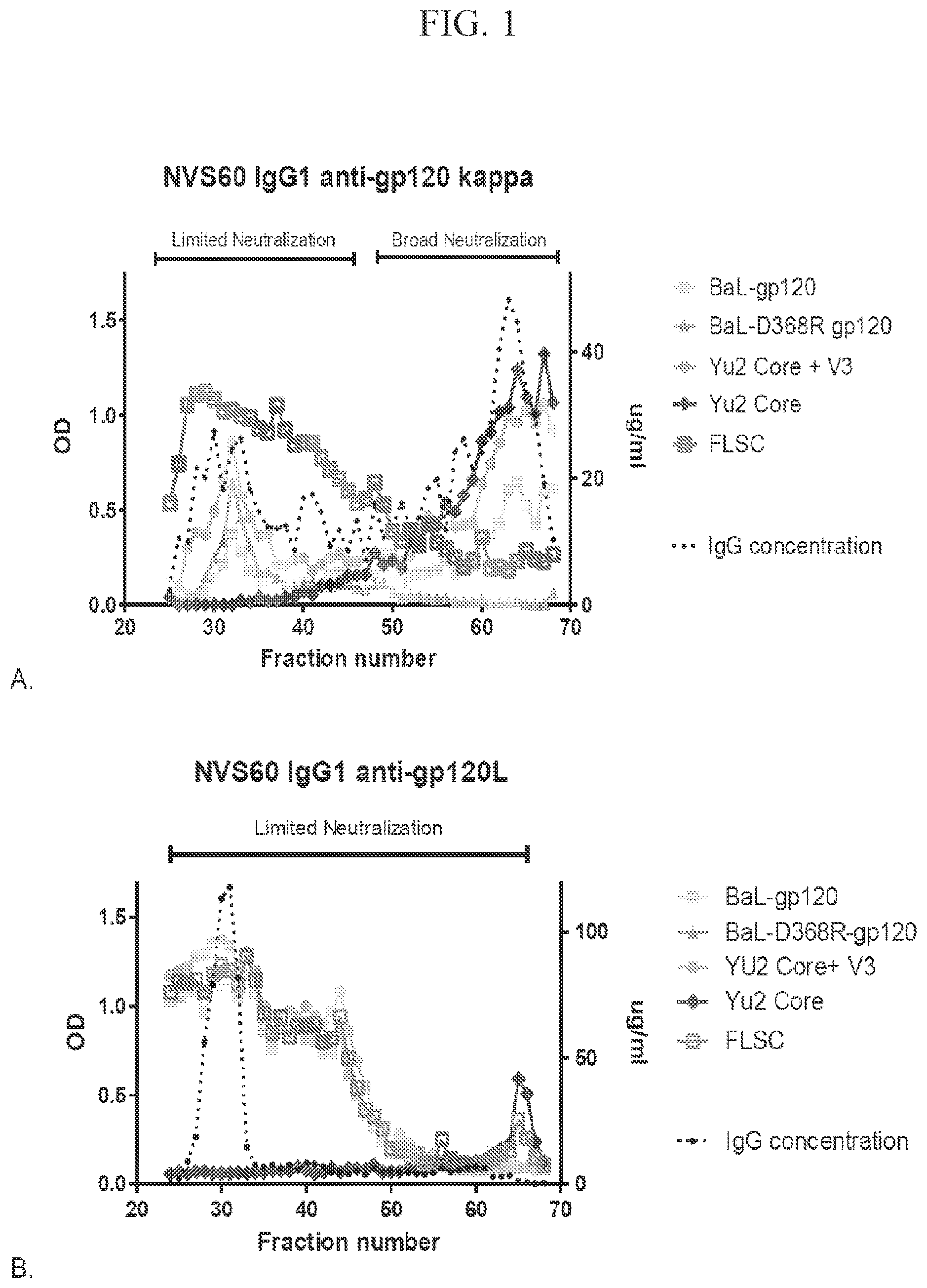 Patent US12492241 Figure 1 – Broadly neutralizing antibodies against HIV