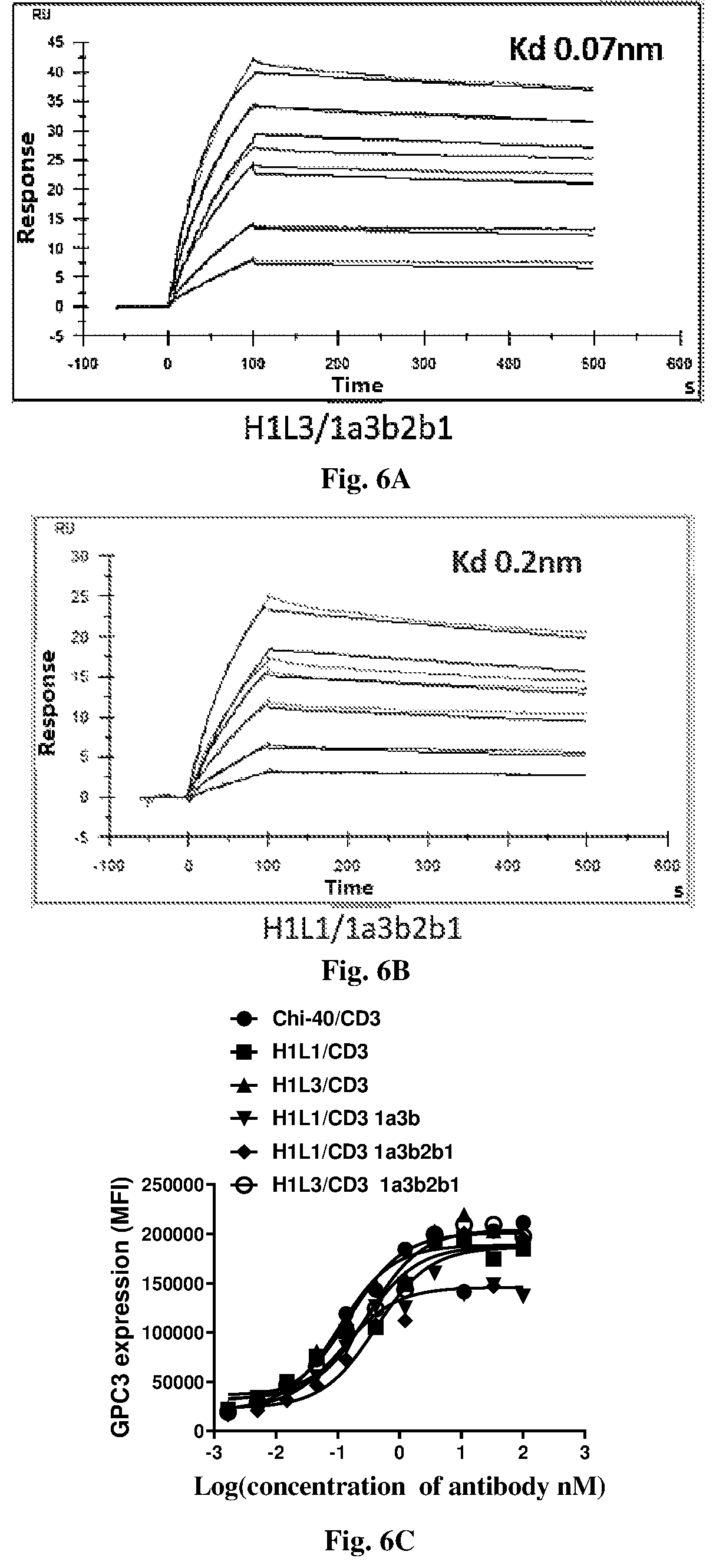 Patent US12492252 Figure 5 – Anti-GPC3 antibody, anti-GPC3 chimeric antigen receptor and GPC3/CD3 bispecific antibody