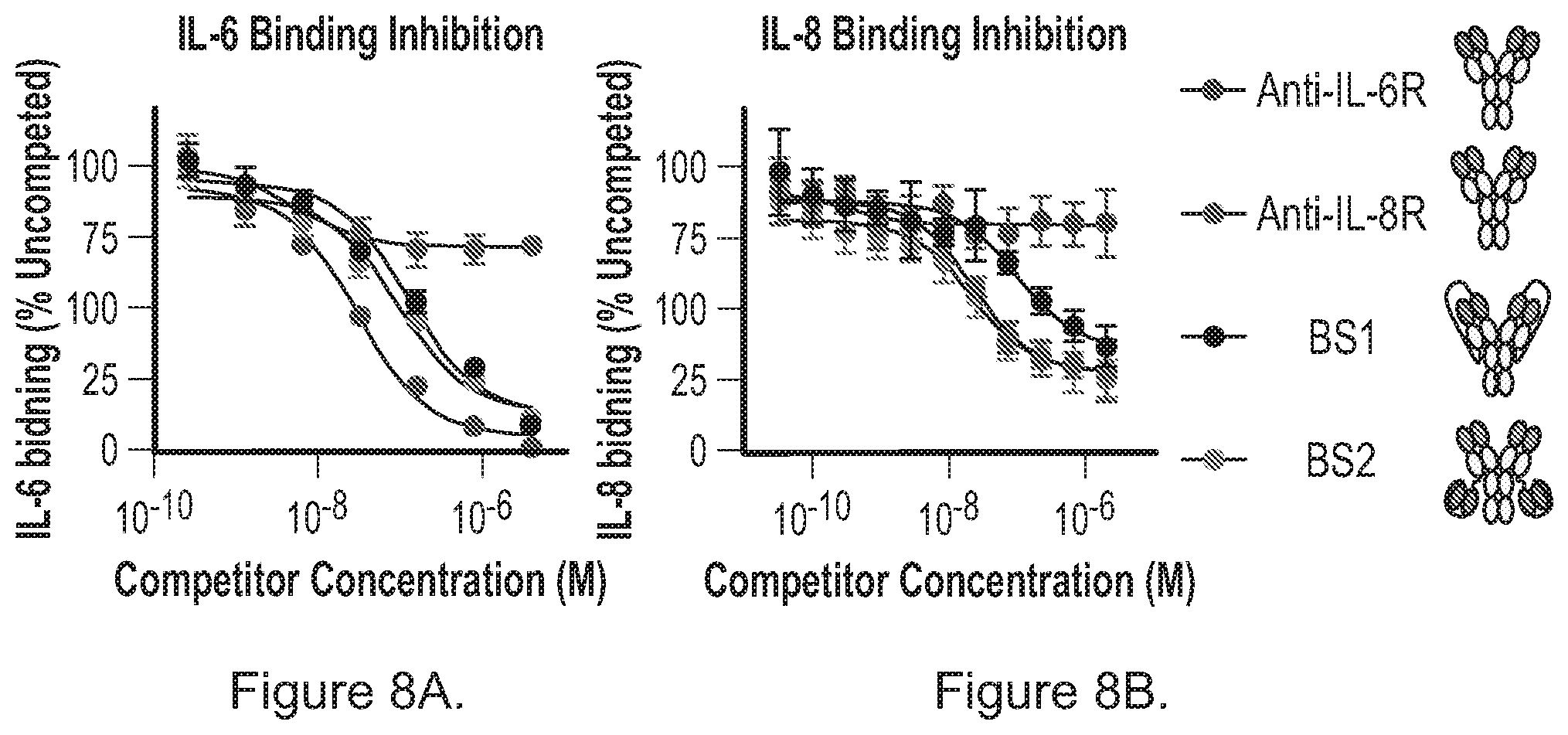 Patent US12492258 Figure 6 – Bispecific binding agents